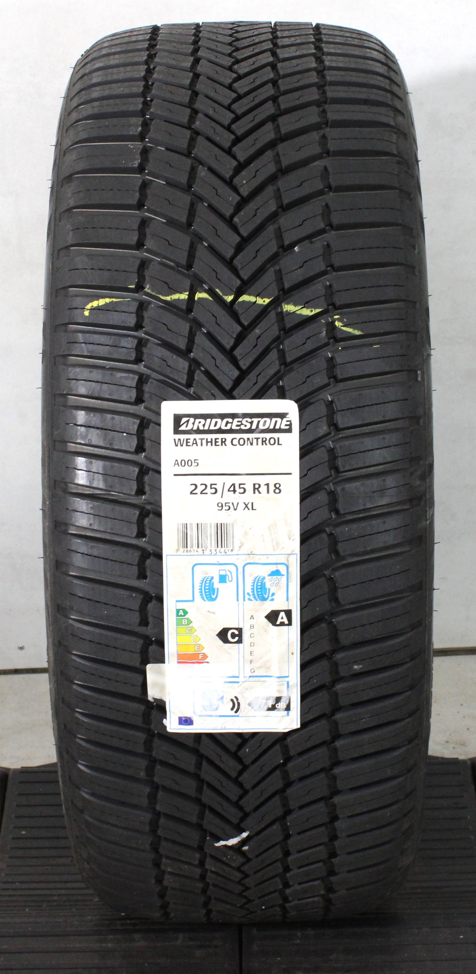 1 x 225/45R18 95V Ganzjahresreifen Bridgestone Weather Control A005   NEU 2019
