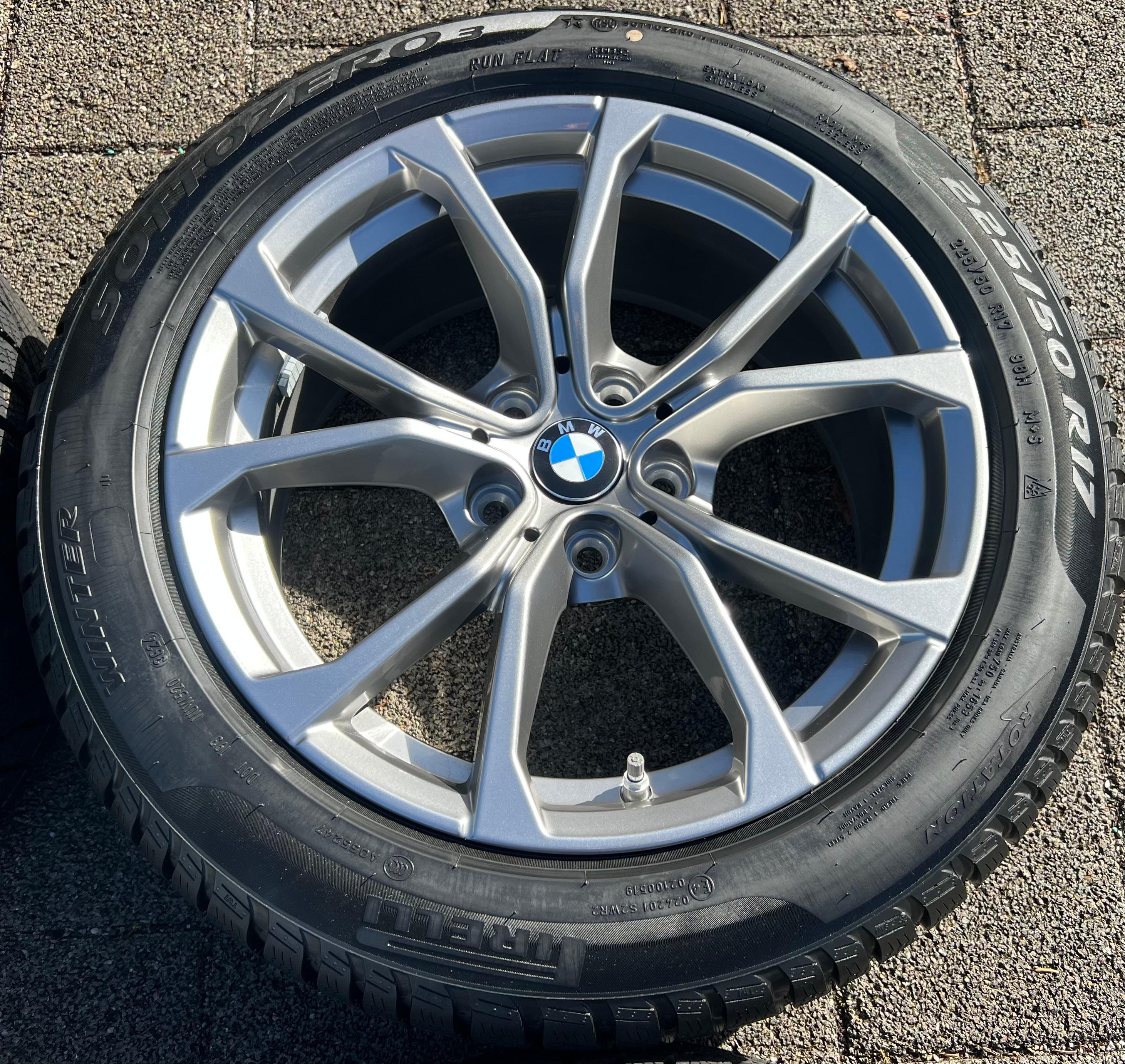 4 RUOTE IN LEGA ORIGINALI DA 17" PER BMW SERIE 3 G20 G21 E SERIE 4 G22 G23 STYLING 776 CON TPMS NUOVE
