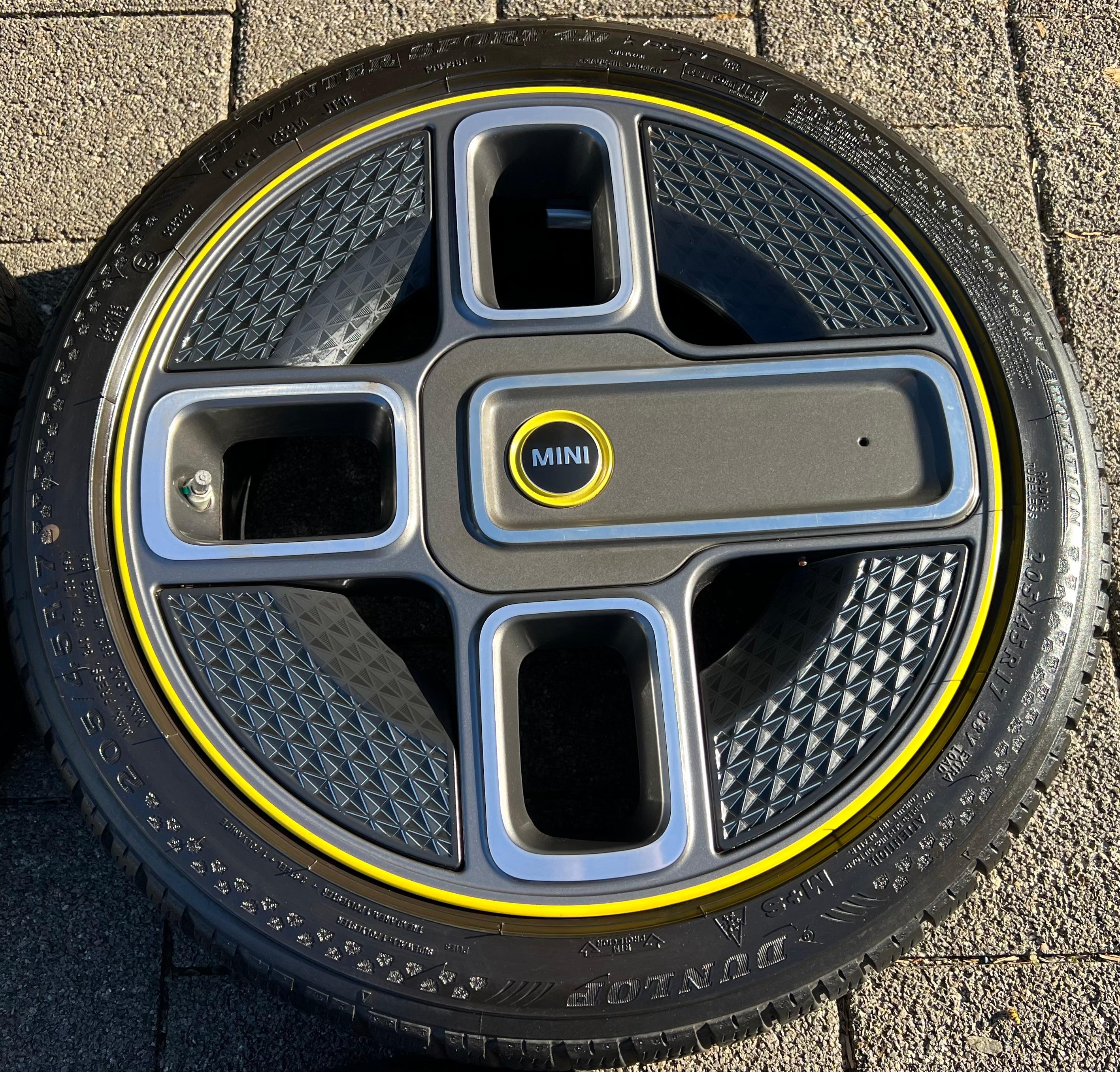 4 ROUES D'HIVER ORIGINALES 17" EN ALUMINIUM MINI F55 F56 F57 ELECTRIC POWER SPOKE 737 6889171
