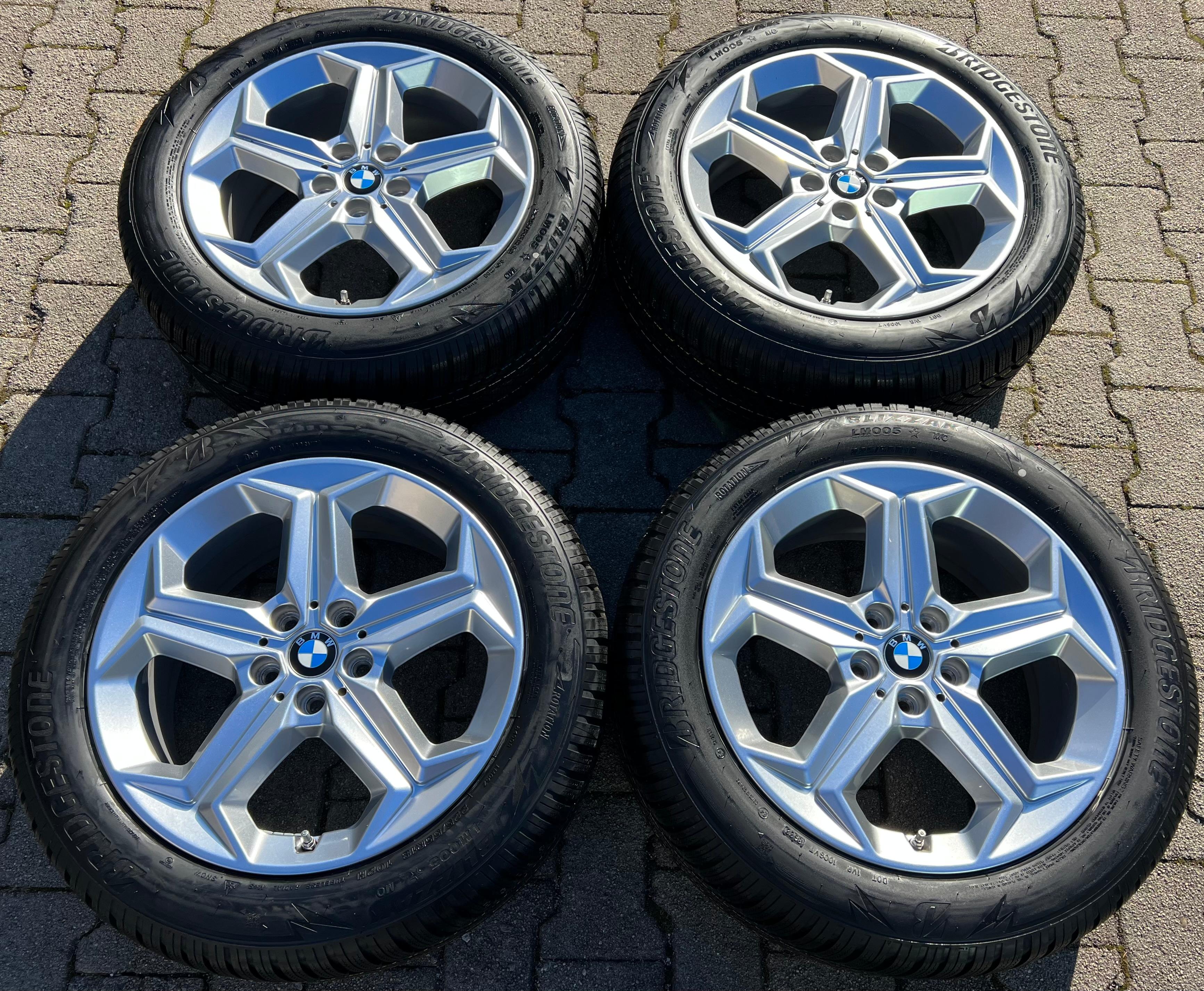 4 ORIGINELE 18" ALU WINTERWIELEN BMW X1 iX1 U11 X2 U10 225/55R18 102H 6898039 2022 FREIHAUS