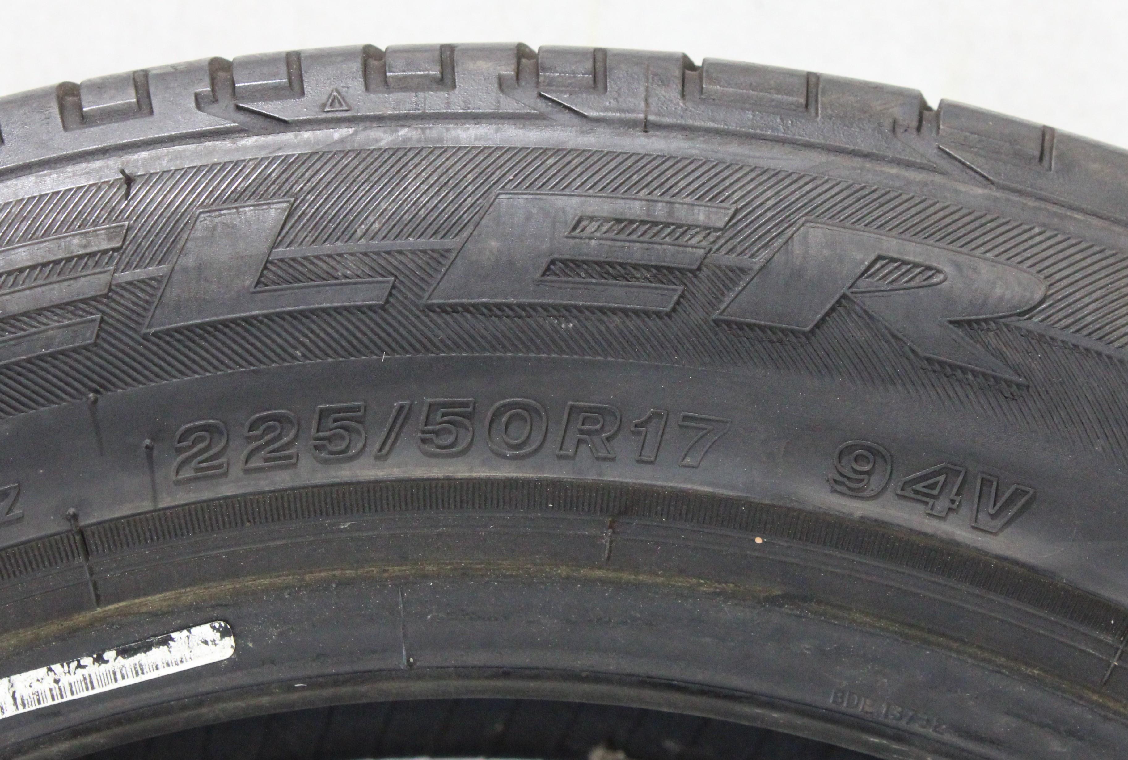1 pneu d'été Bridgestone Dueler H/P Sport 225/50R17 94V * 4,5 mm 2015