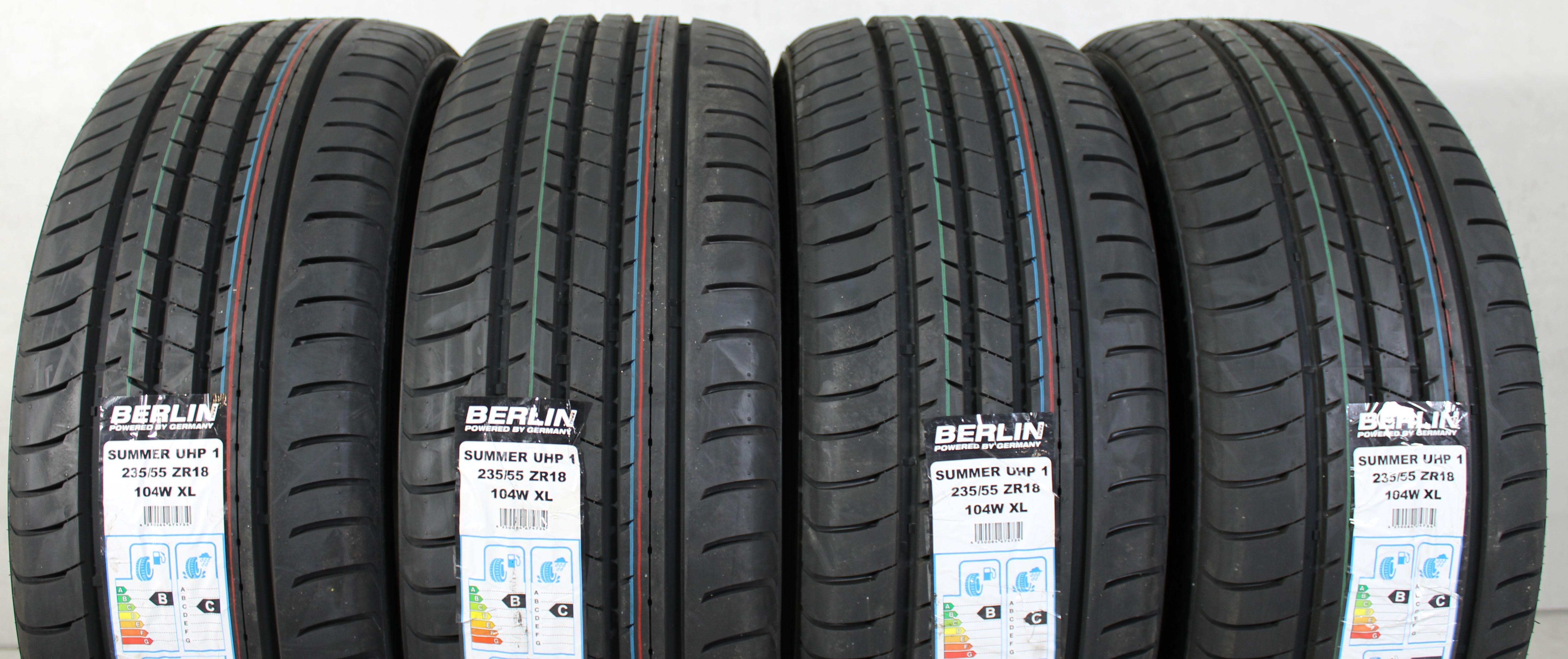 4 x 235/55R18 104W Sommerreifen Berlin Tires Summer UHP1 2019 XL Freihaus