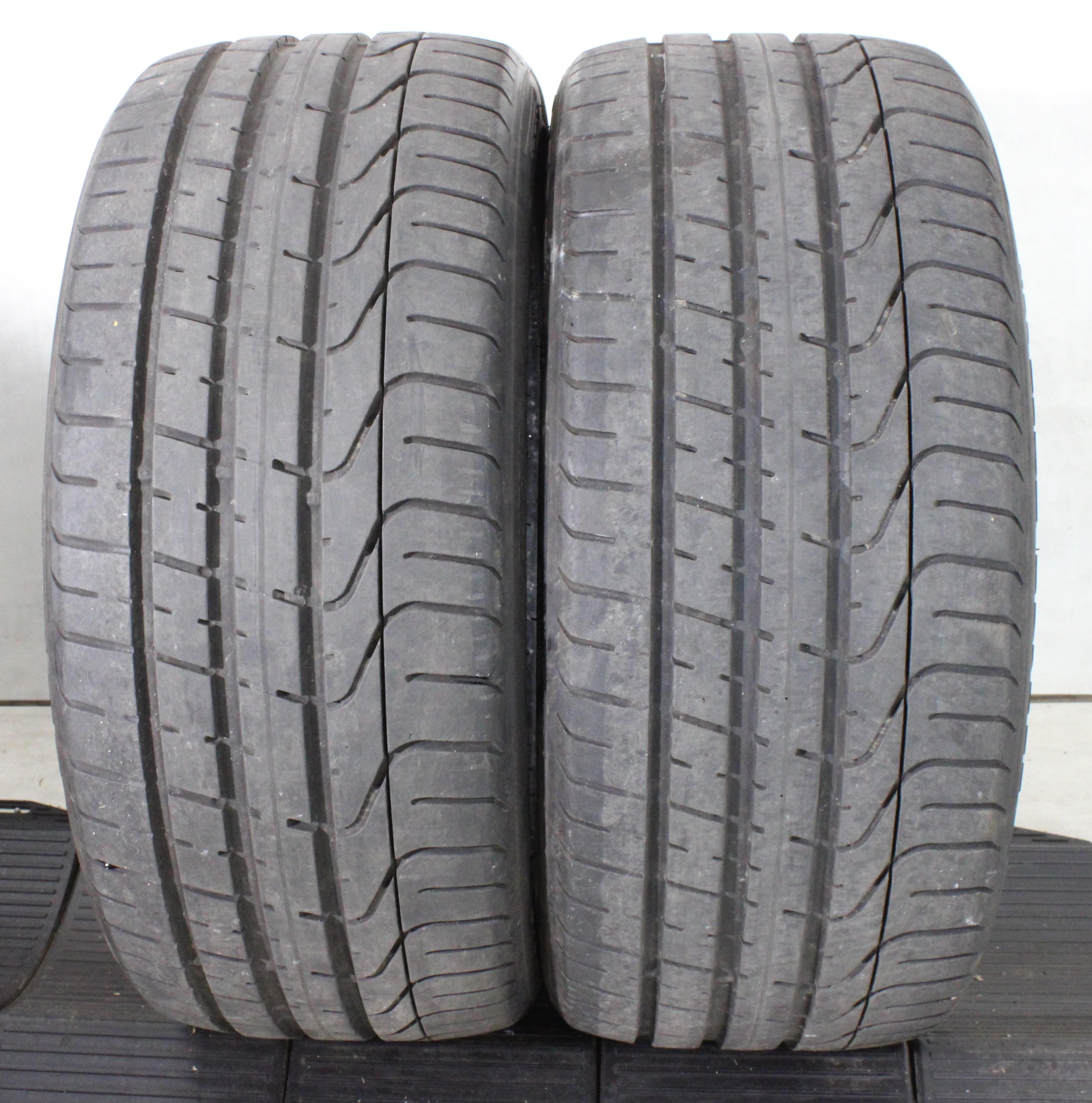 2 neumáticos de verano Pirelli PZero MO 235/40R18 95Y, 1 de 5-5,5 mm y 1 de 5,5-6 mm, 2016 XL