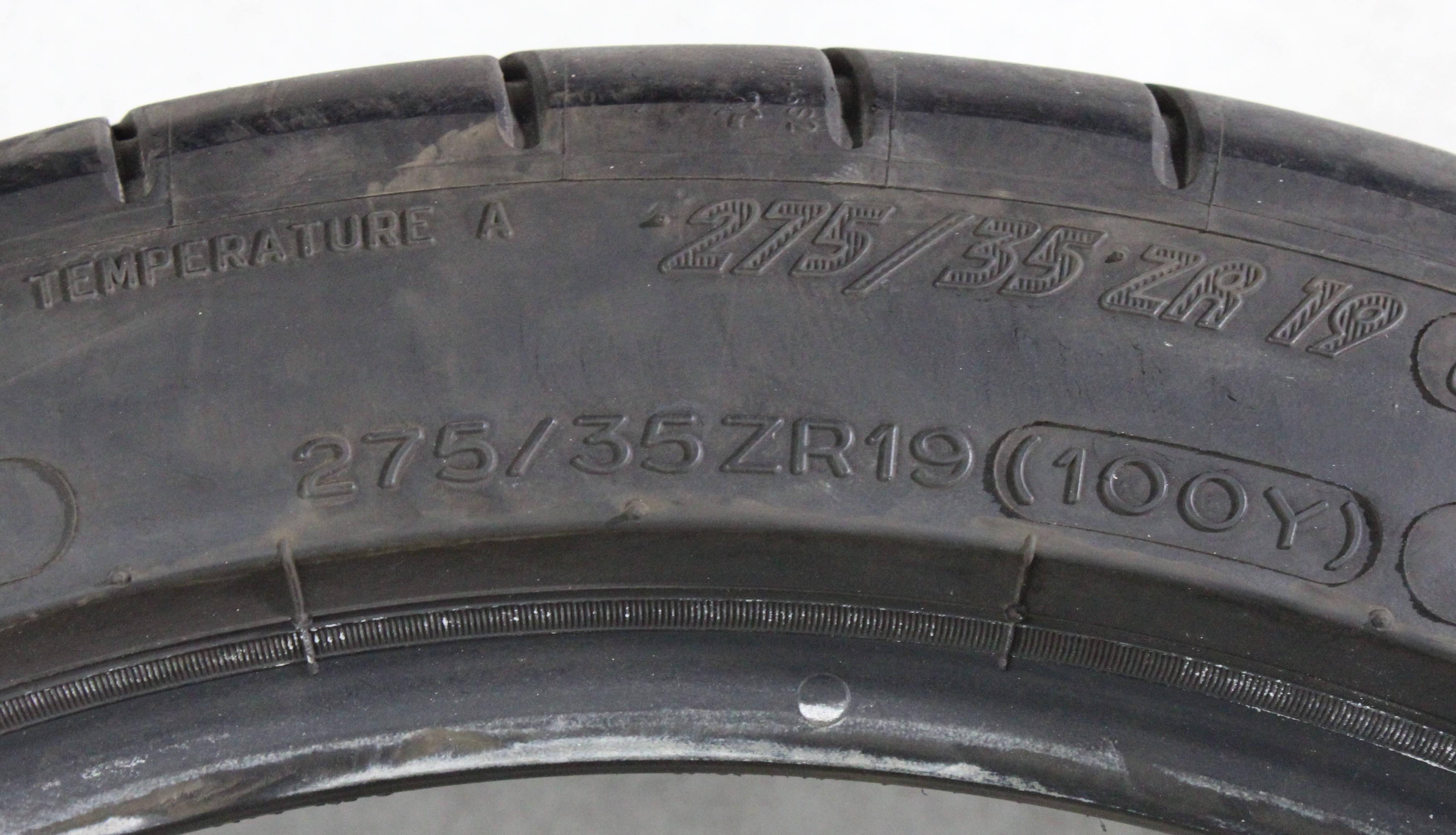 2 x 275/35R19 100Y Sommerreifen Michelin Pilot Super Sport * 5-5,5mm 2023 XL