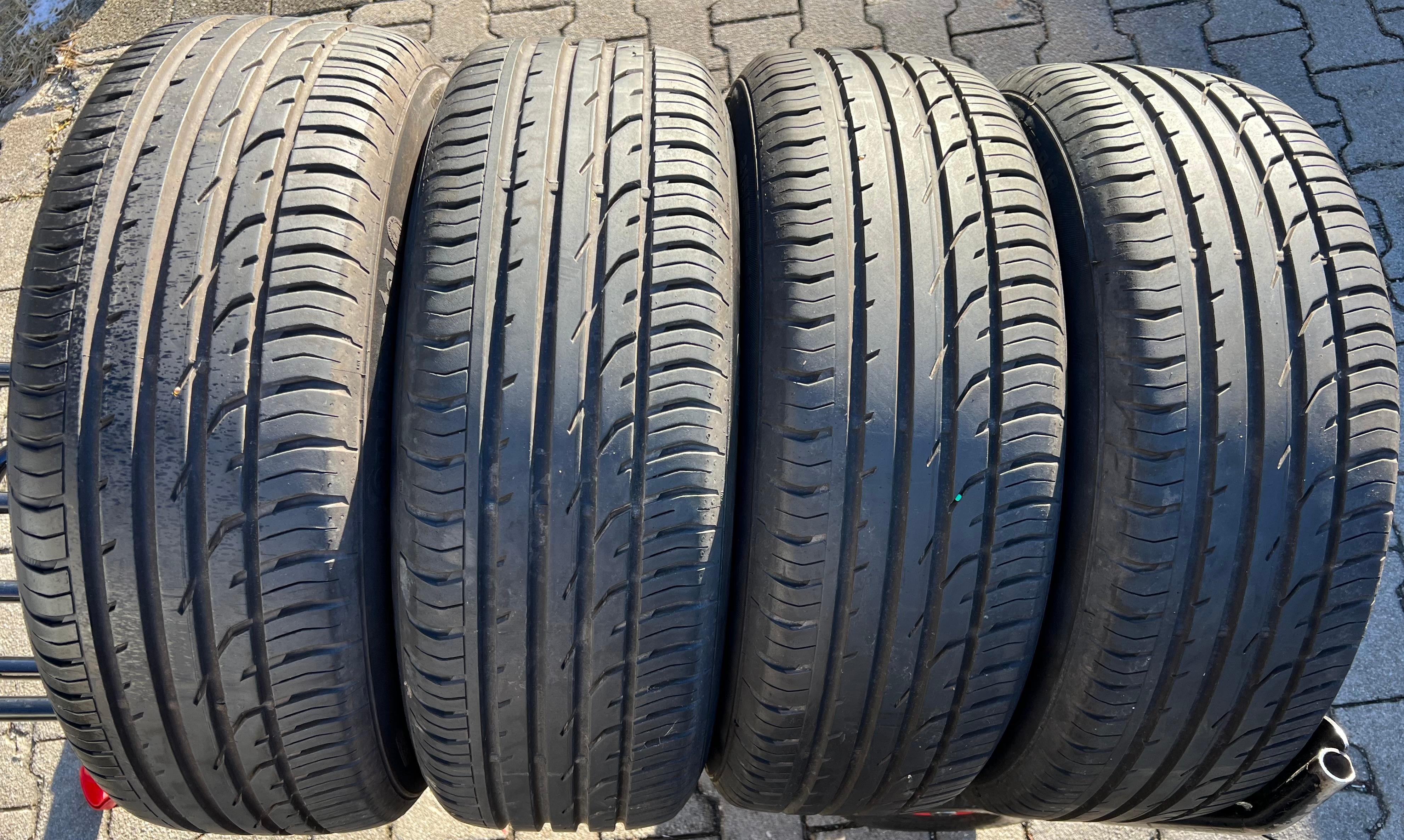 4 x 215/55R18 99V Sommerreifen Continental Premium Contact 2 7-7,5mm 2018