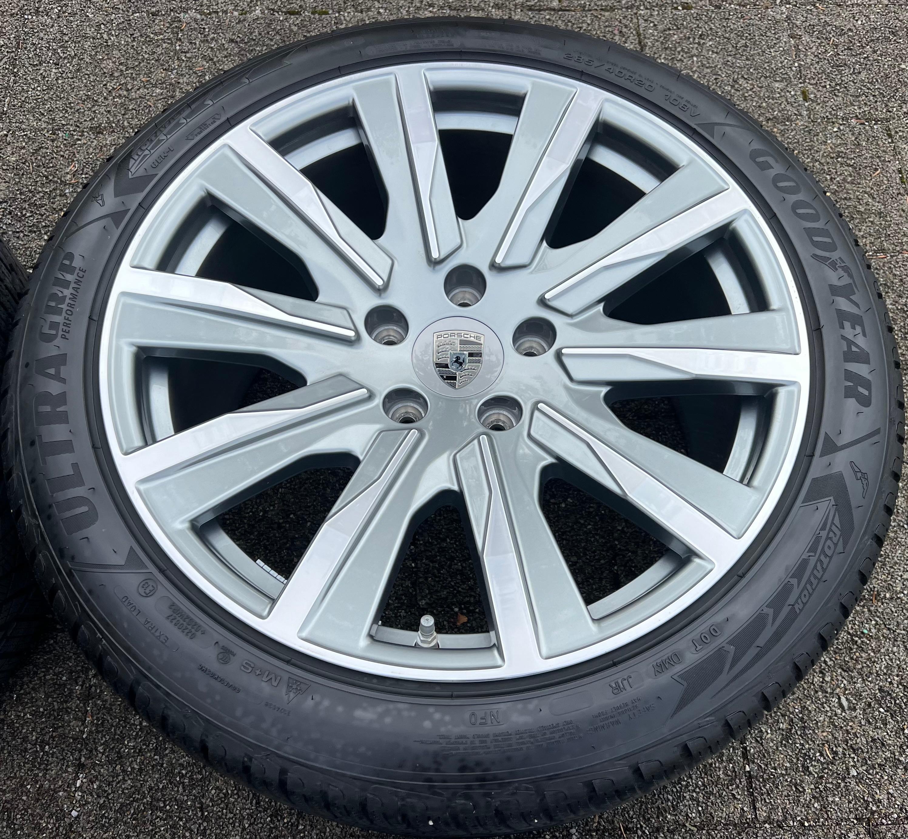 4 LLANTAS DE ALEACIÓN ORIGINALES DE 20" PARA INVIERNO PORSCHE TAYCAN TEQUIPMENT RDKS ENVÍO GRATUITO