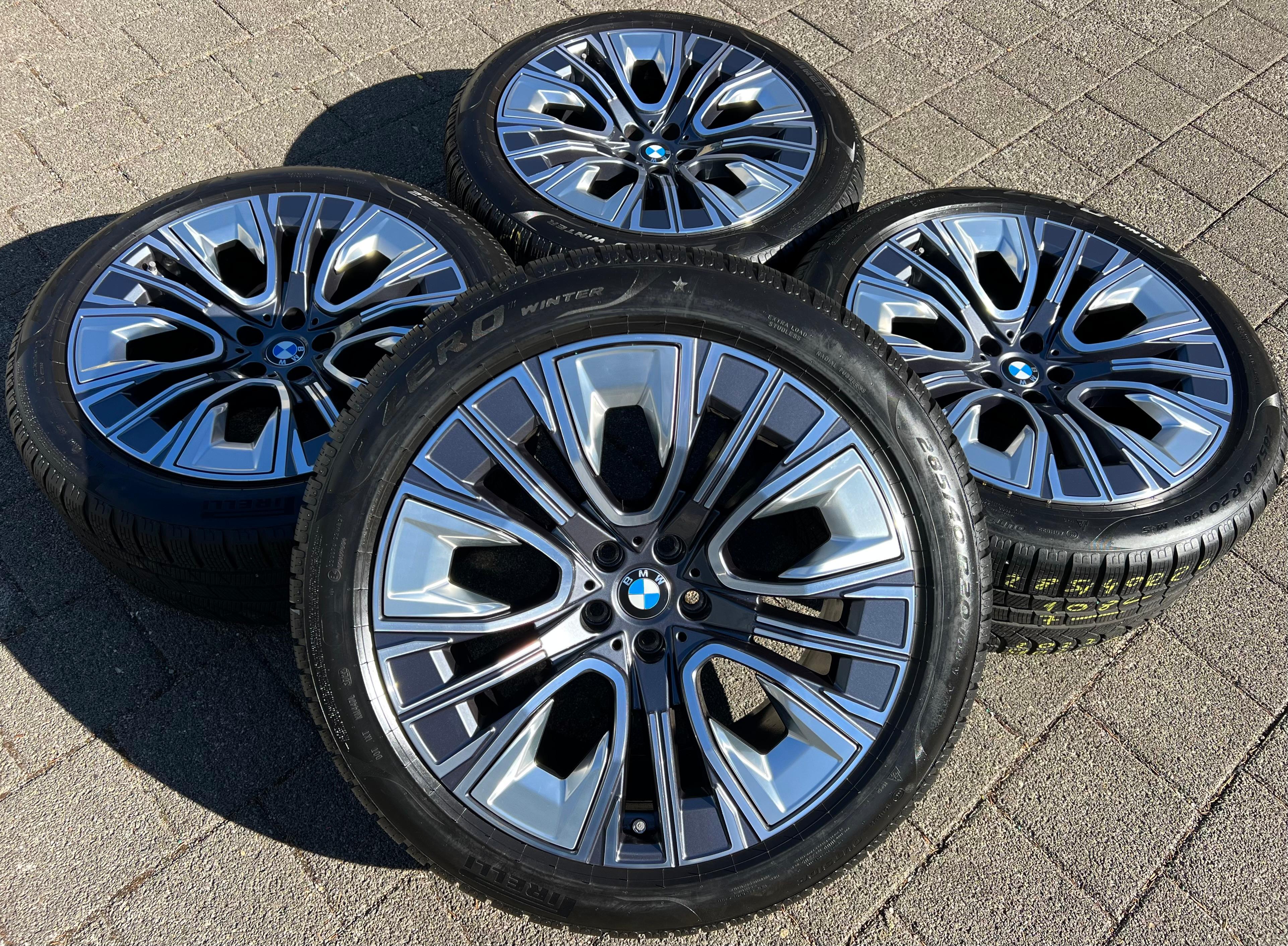 4 ROUES D'HIVER ORIGINALES 20" ALU BMW LIGNE 7 i7 G70 X3 G45 STYLING 906 RDK
