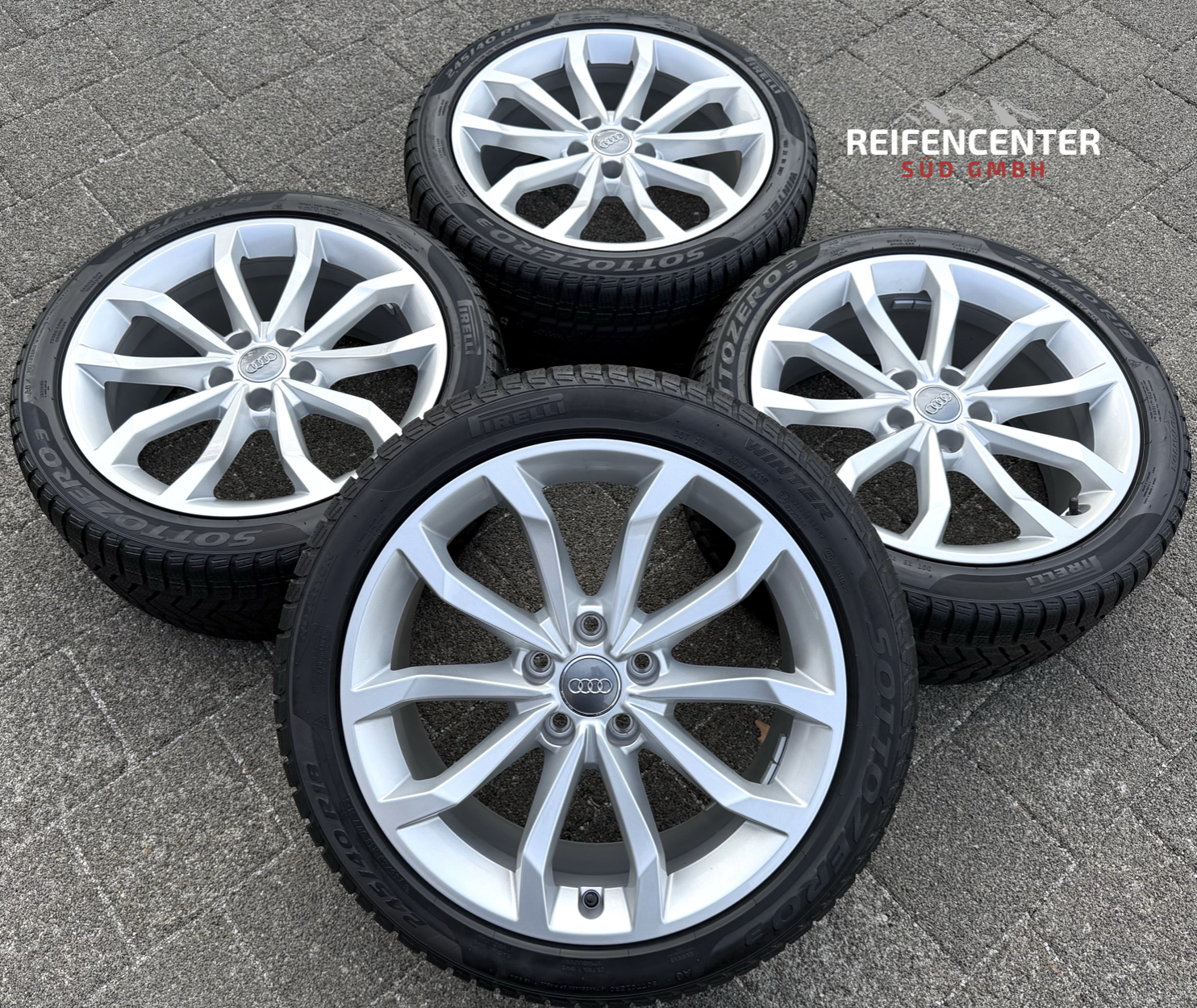 4 Original 18" Alu Winterräder Audi A4 S4 8W B9 8W0601025H 245/40R18 97V Pirelli