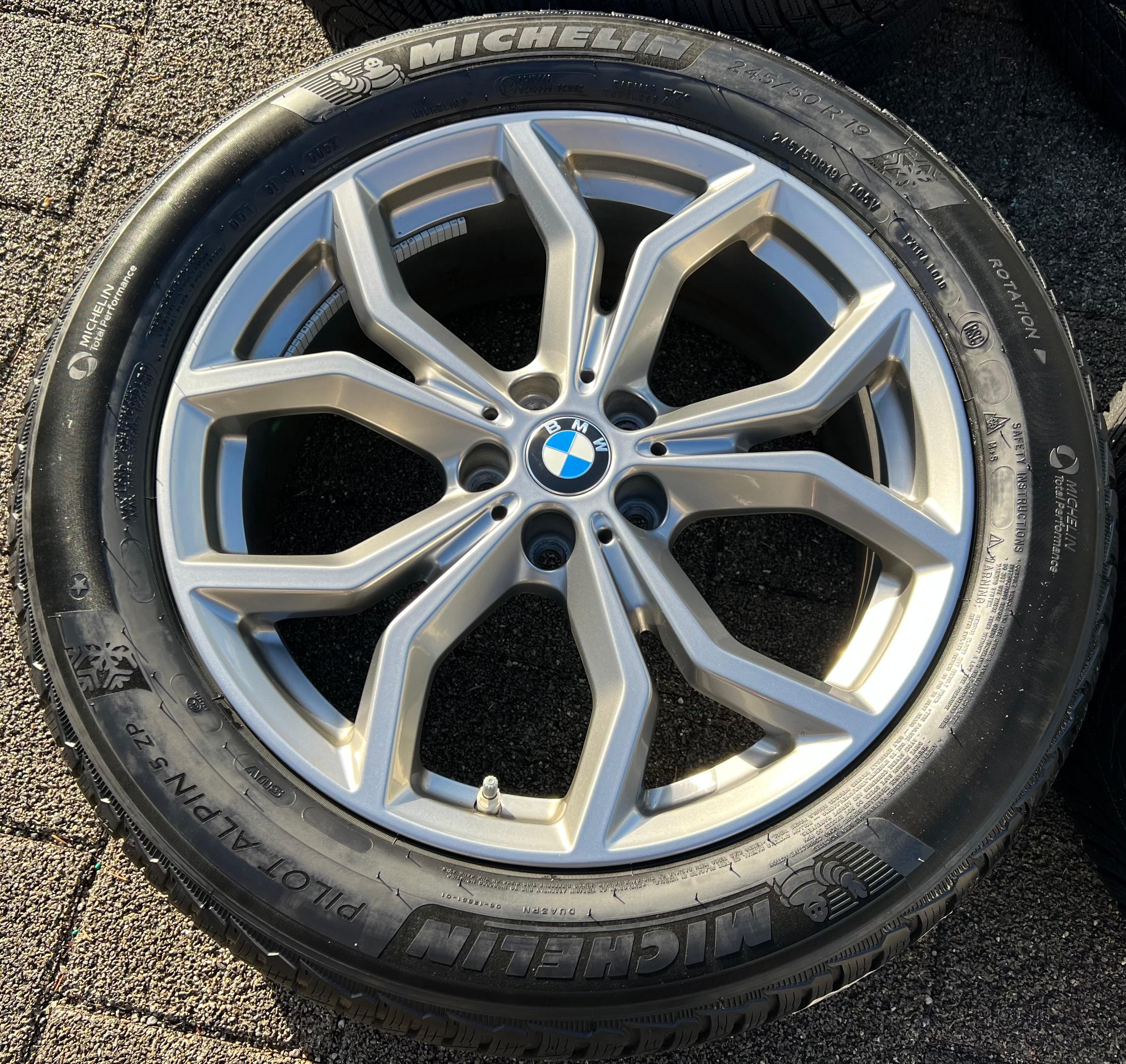 4 ORIGINAL 19" ALU WINTERRÄDER BMW X3 G01 X4 G02 STYLING 694 245/50R19 105V RDKS