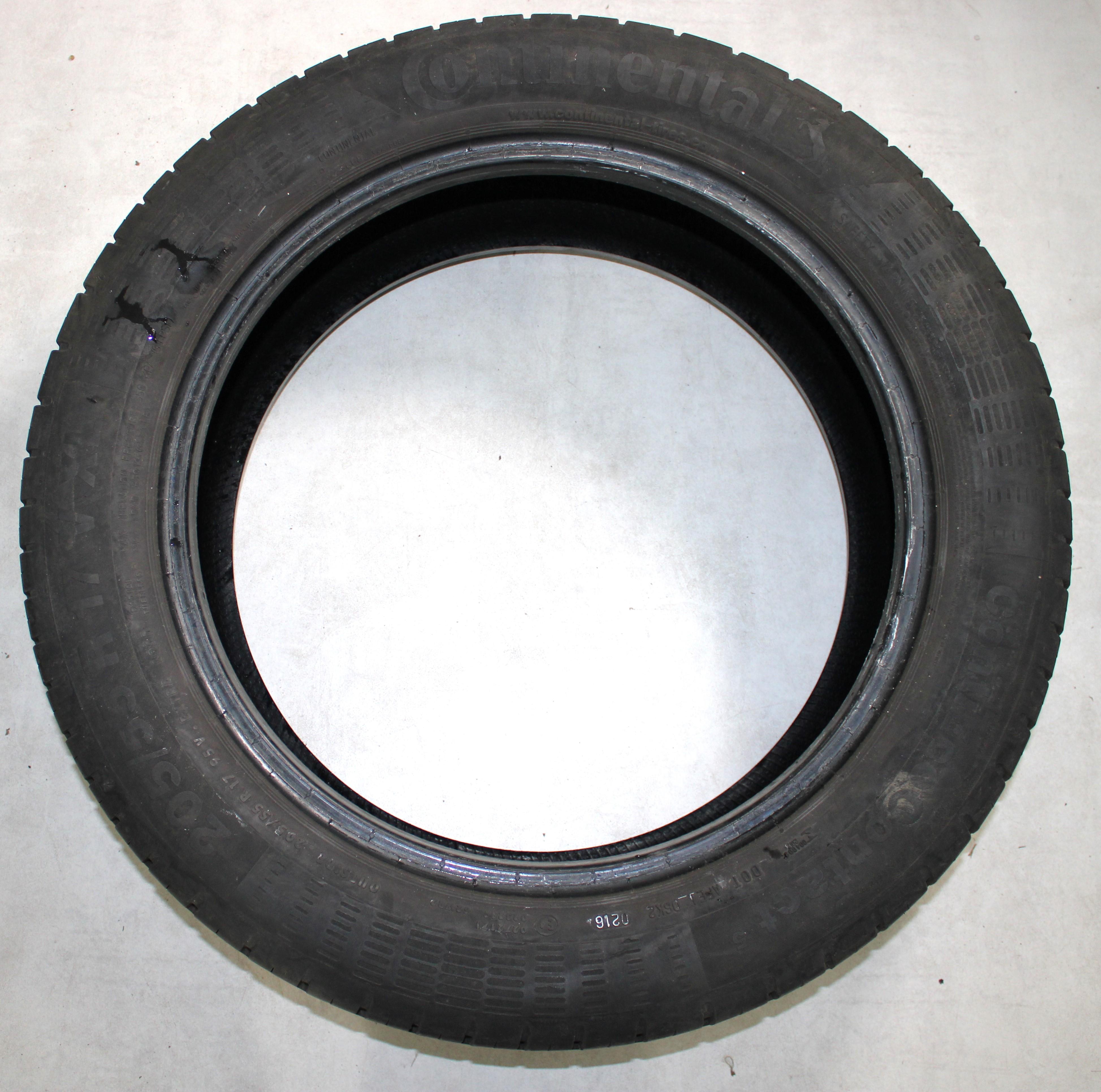 4 x 205/55R17 95V Sommerreifen Continental  Eco Contact 5 2x5-5,5/2x6-6,5mm 3x2016/1x2019 XL