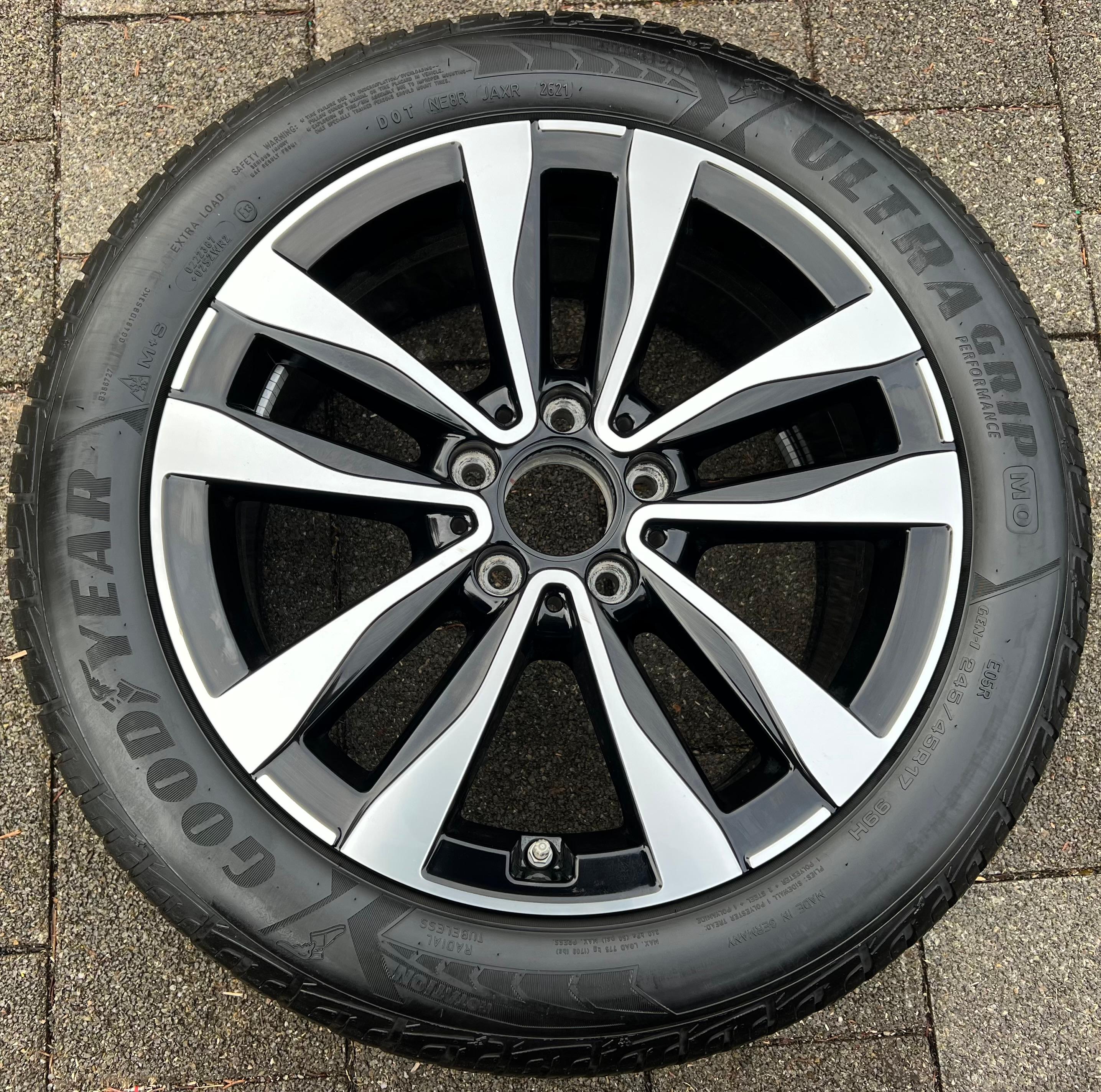 1 X ORIGINAL 17" ALUFELGE MERCEDES C-KLASSE W206 A2064016100 8x17 ET49,5 RDKS