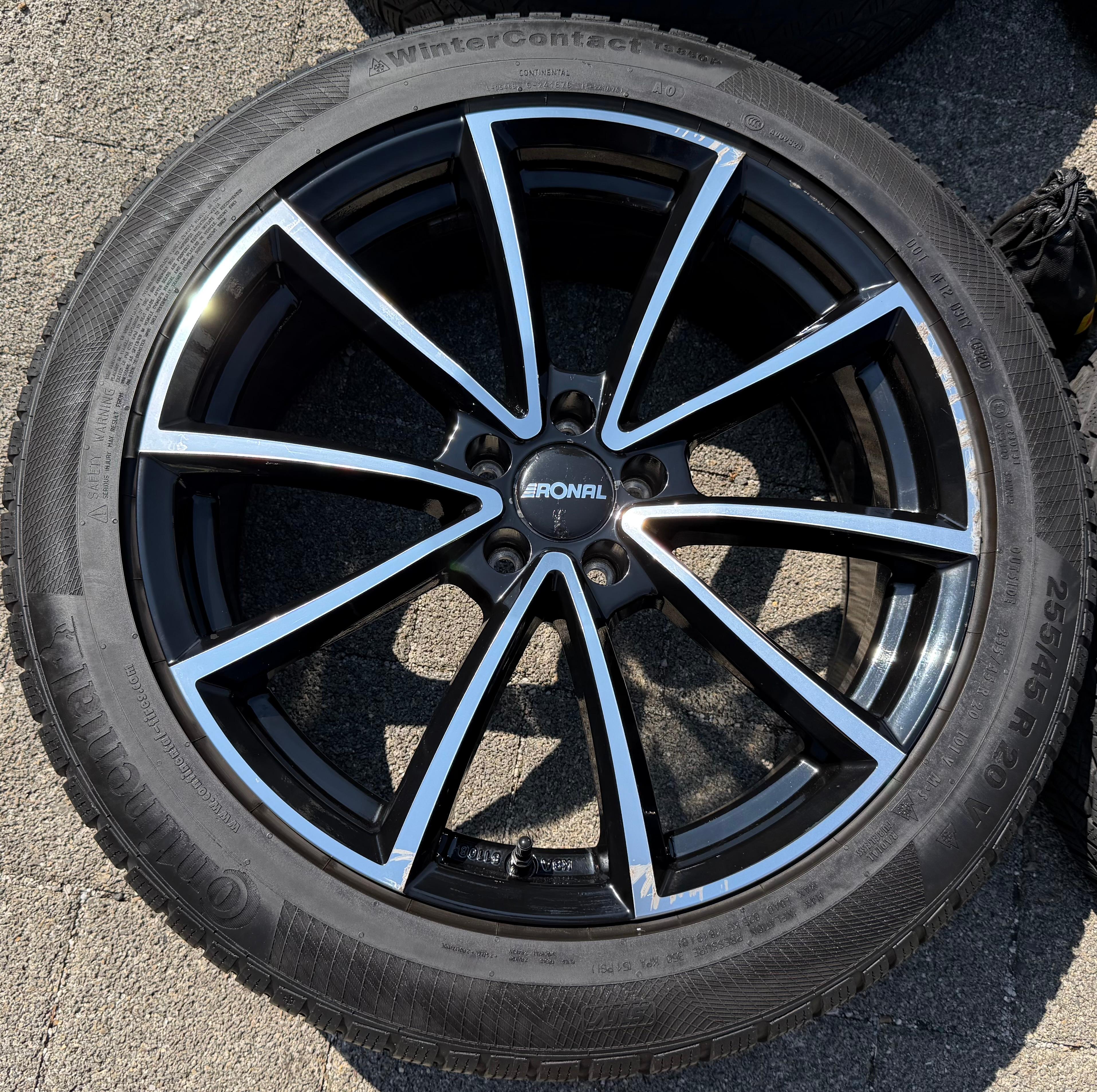 4 ALUFELGEN 20" MERCEDES E-KLASSE GLC S-KLASSE GLC AUDI Q5 A4 A8 8x20 ET35
