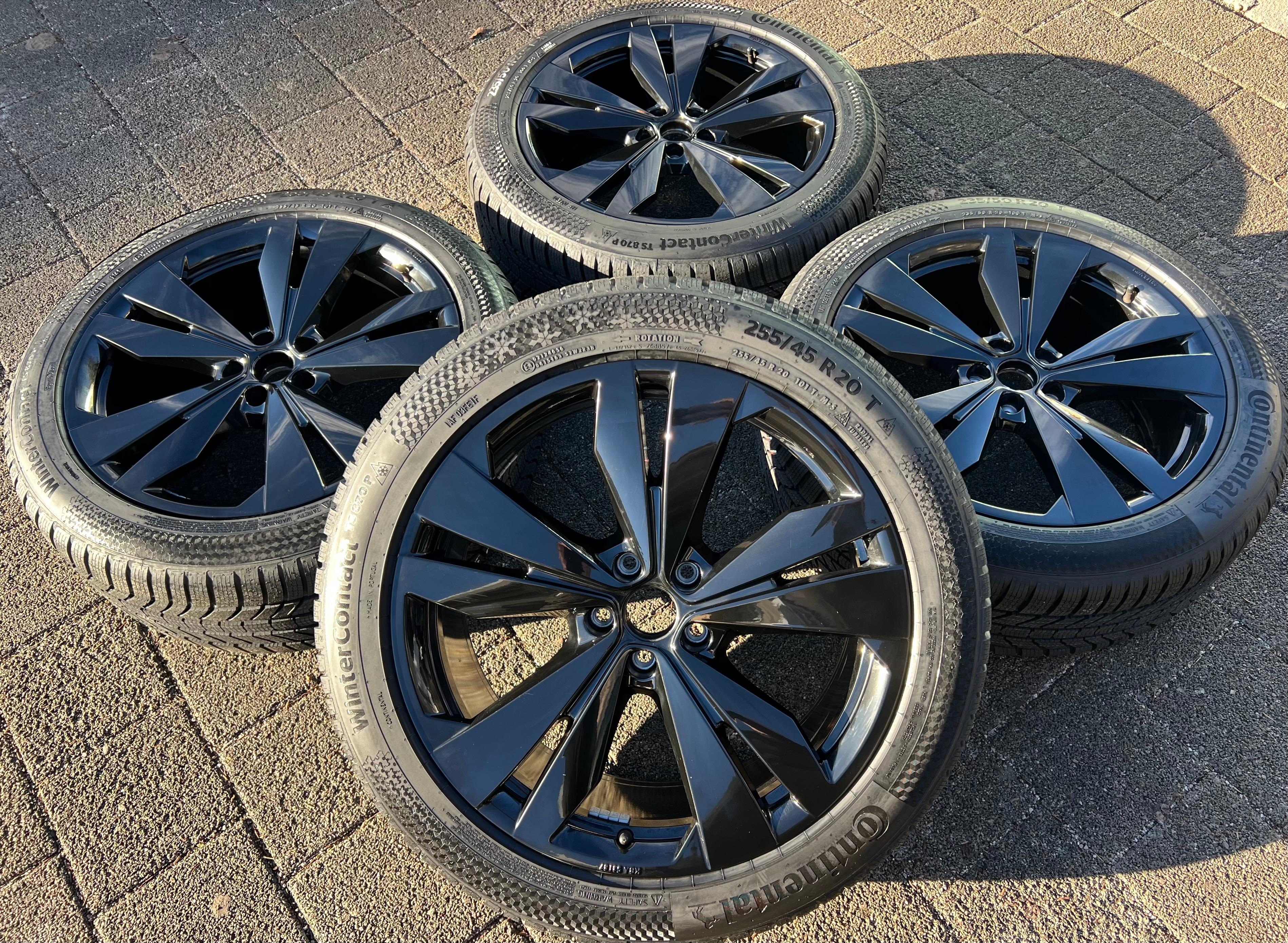 4 ORIGINAL 20" ALU WINTERRÄDER VW ID.4 ID4 ID.5 ID5 LOEN CONTINENTAL 2025 SEAL