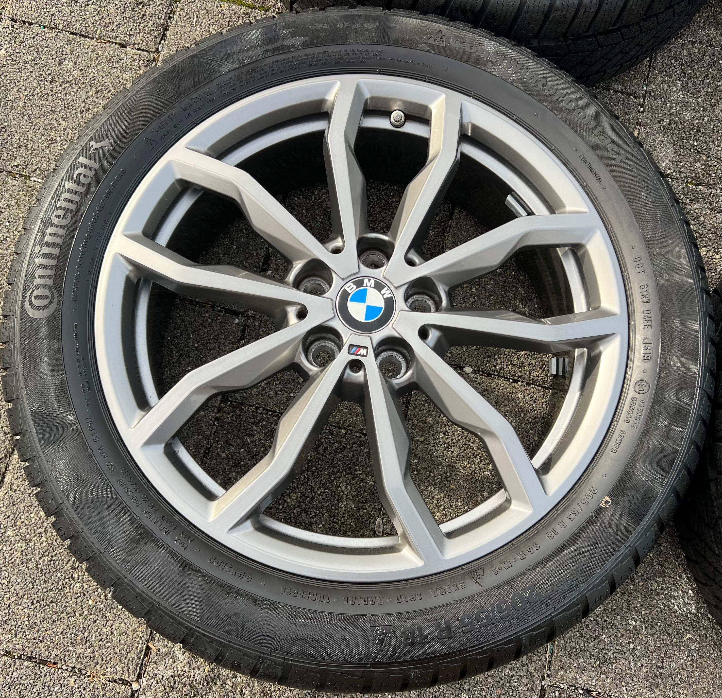 4 ORIGINAL 18" ALU WINTERRÄDER BMW X1 F48 X2 F39 STYLING M711 205/55R18 96H RDKS
