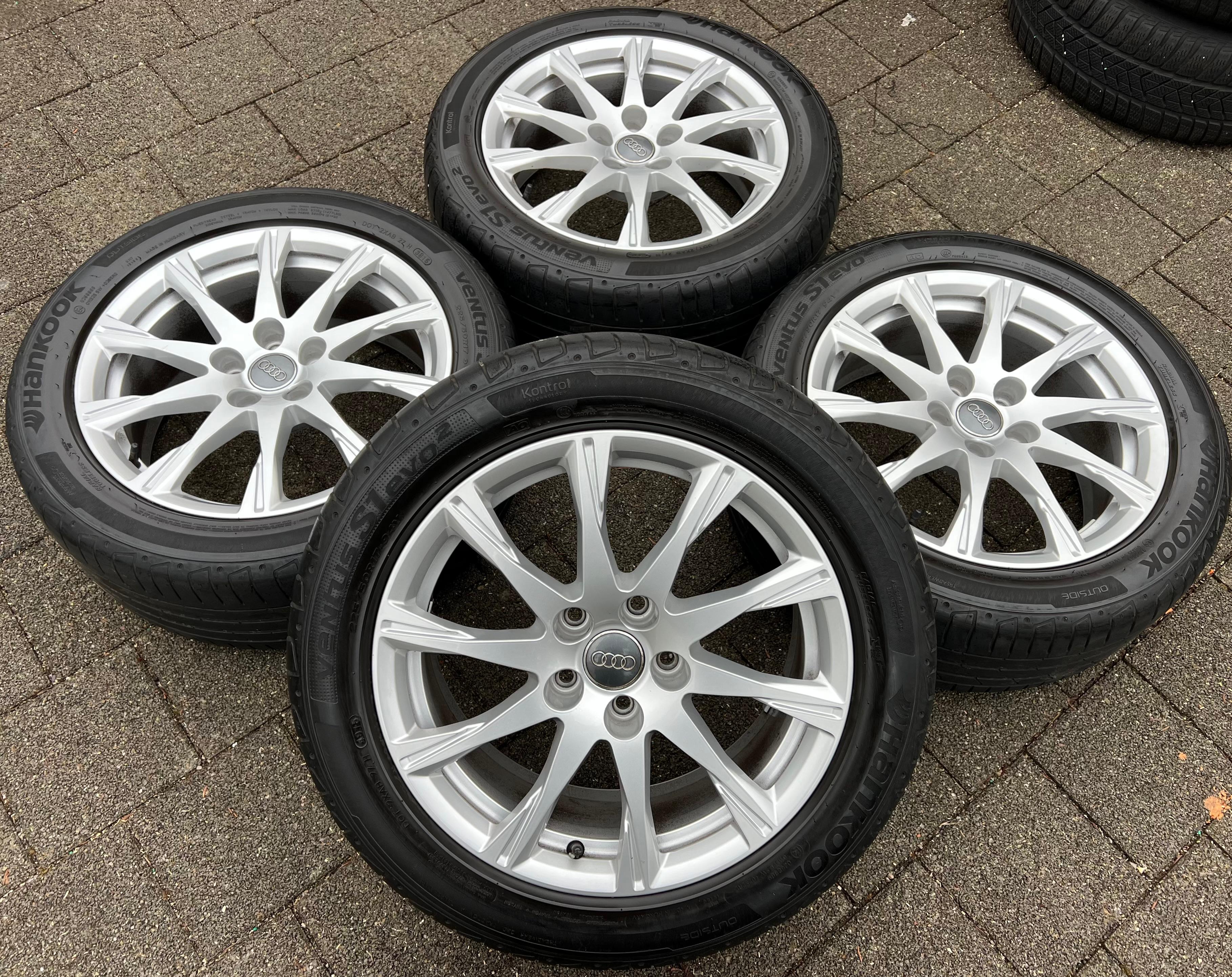 4 ORIGINAL 17" ALUFELGEN FELGEN AUDI A4 8W 8W0601025C 7,5x17 ET38 FREIHAUS