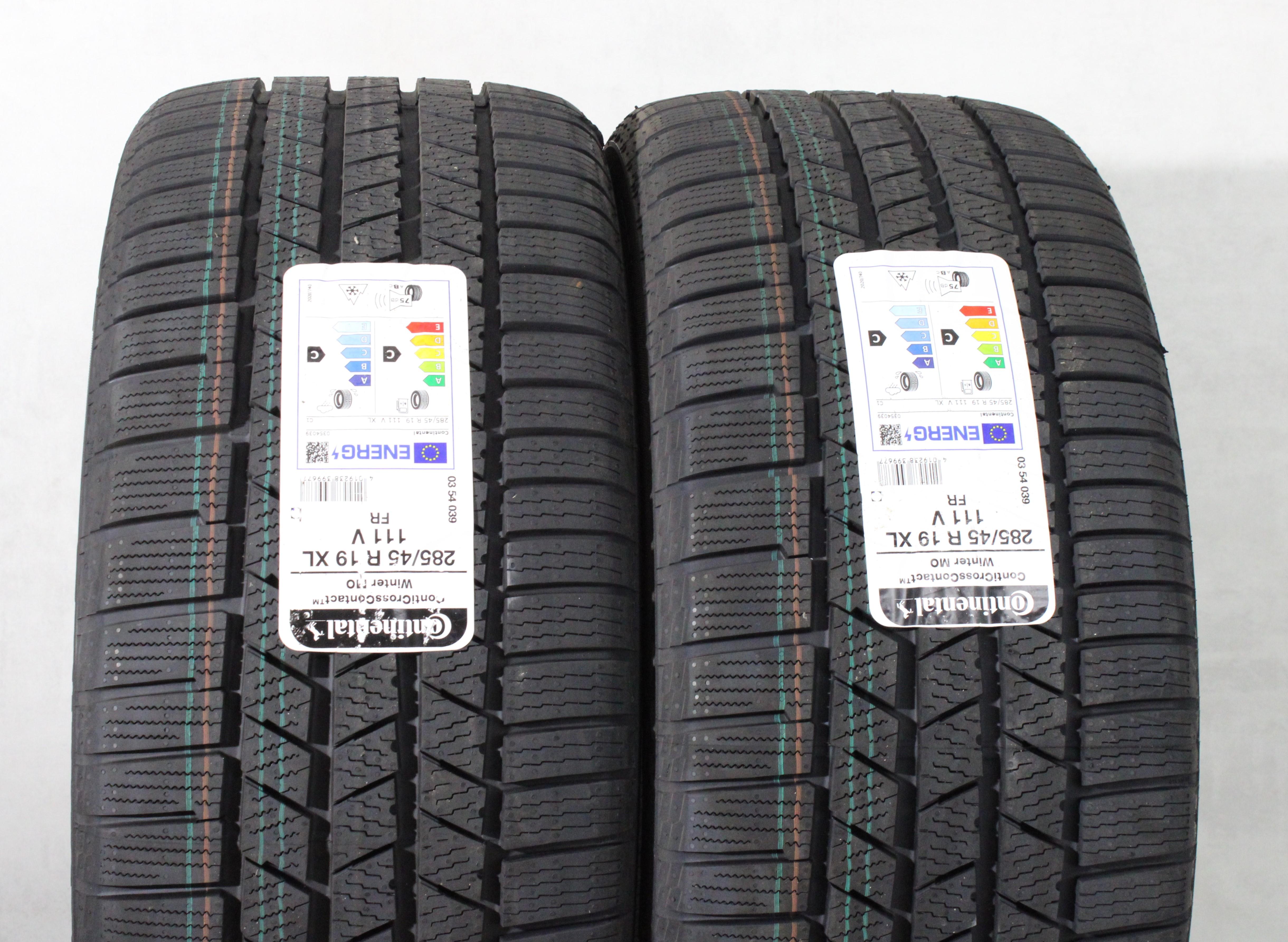 2 x 285/45R19 111V Winterreifen Continental Cross Contact Winter 2021 MO