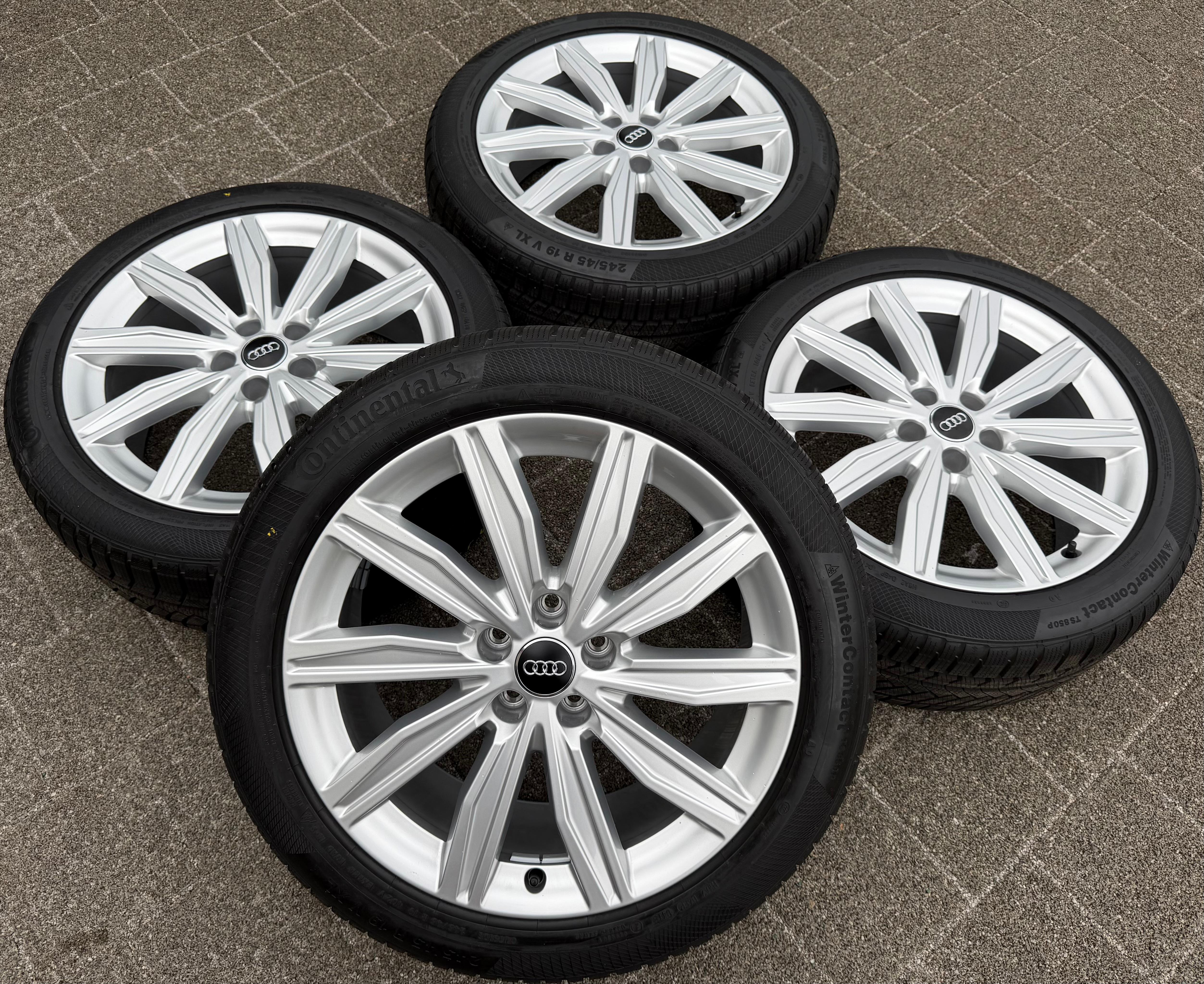 4 Original 19" Alu Winterräder Audi A6 S6 C8 4K 4K0601025M 245/45R19 102V RDKS