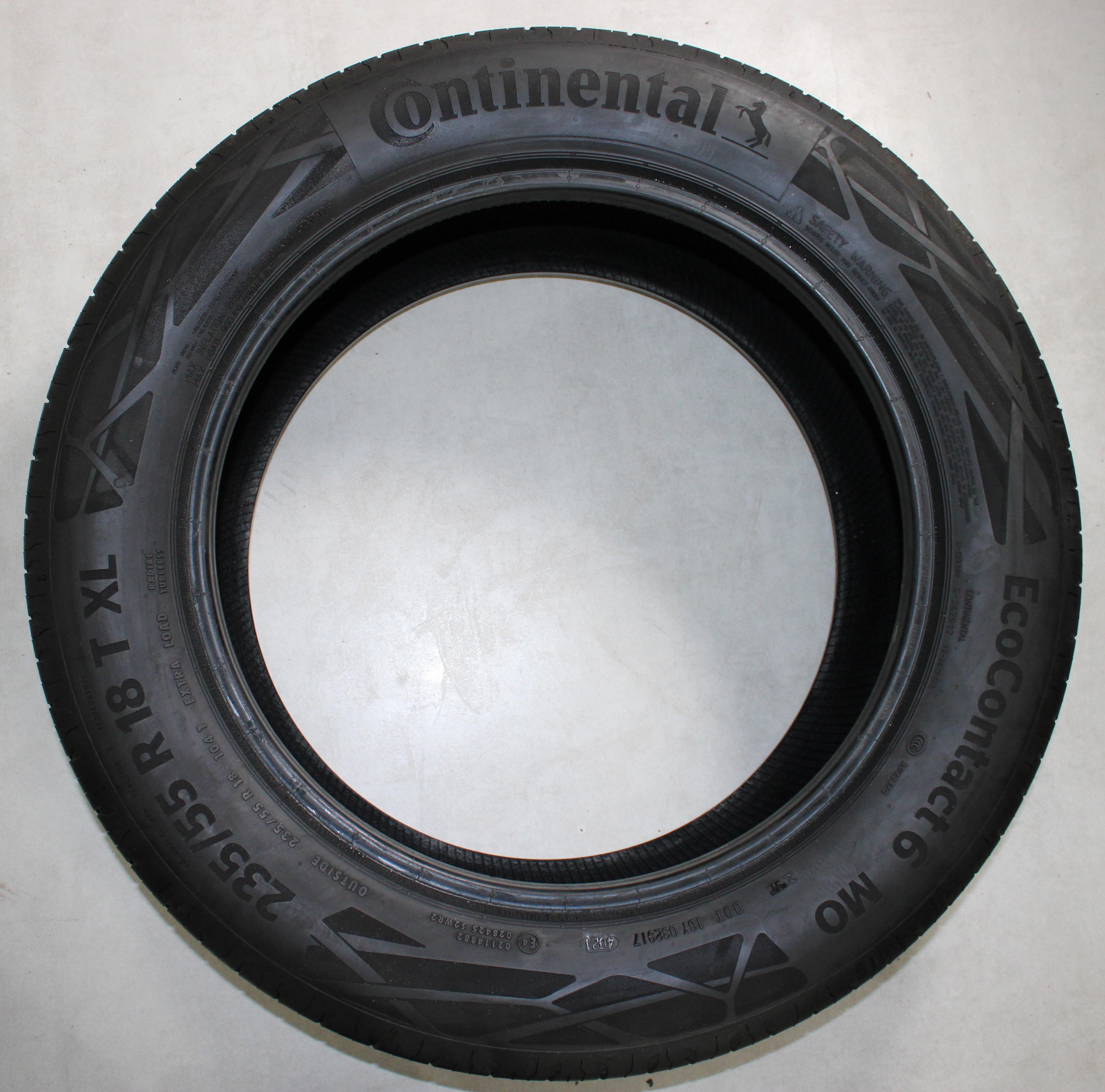 2 x 235/55R18 104T Sommerreifen Continental  Eco Contact 6 5mm 2021 MO