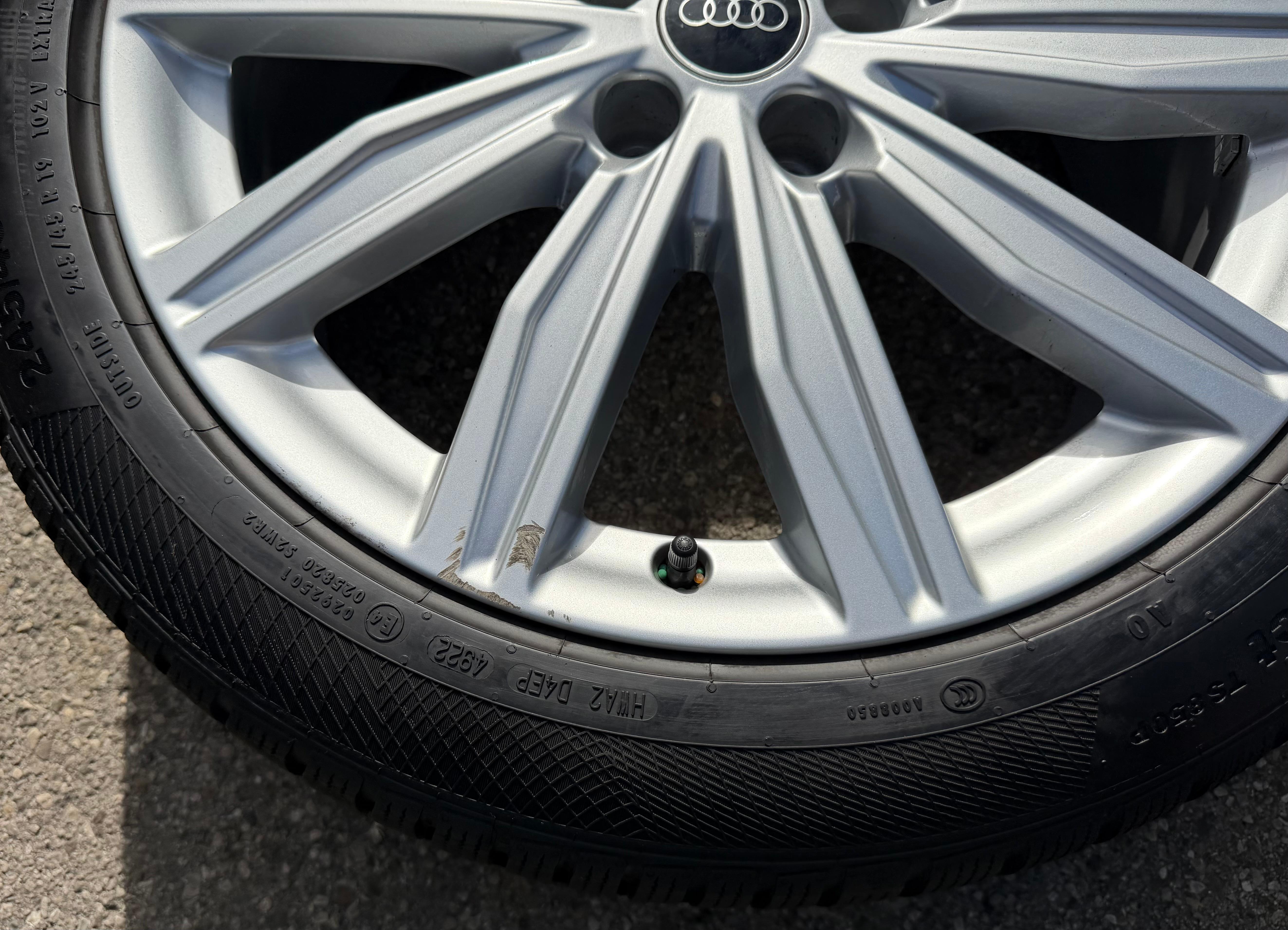 4 ruedas de invierno de aleación originales de 19" Audi A6 S6 C8 4K F2 4K0601025DS 245/45R19 102V 2022