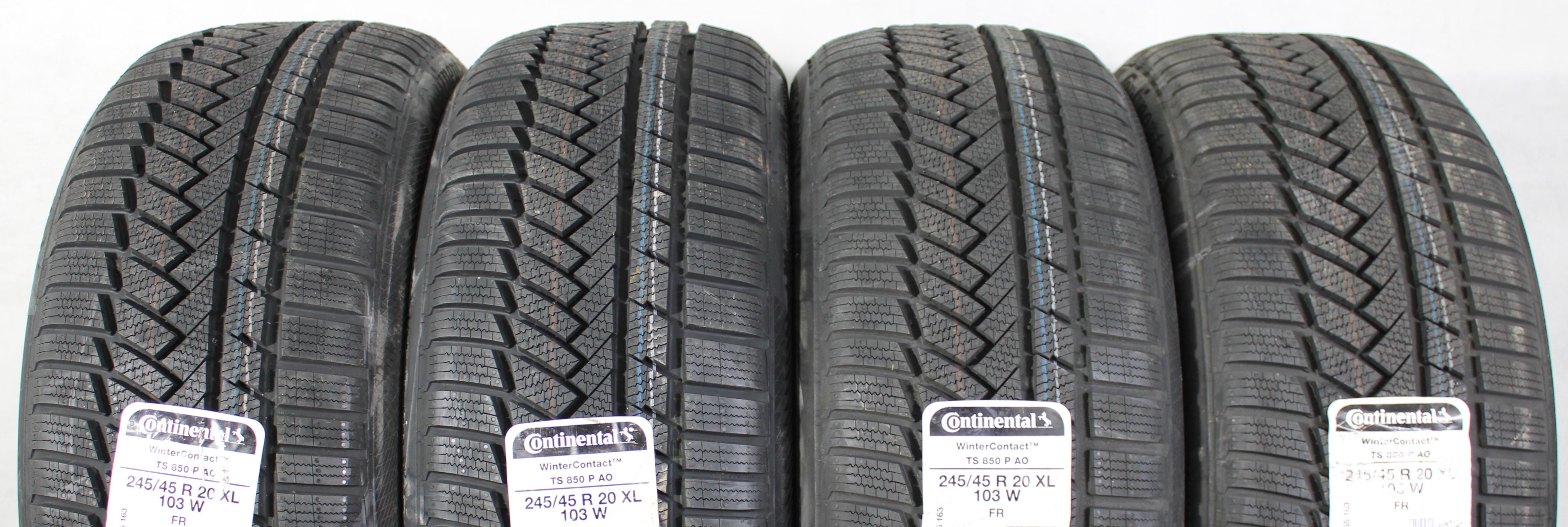 4 x 245/45R20 103W Winterreifen Continental Winter Contact TS850P 2019 Freihaus