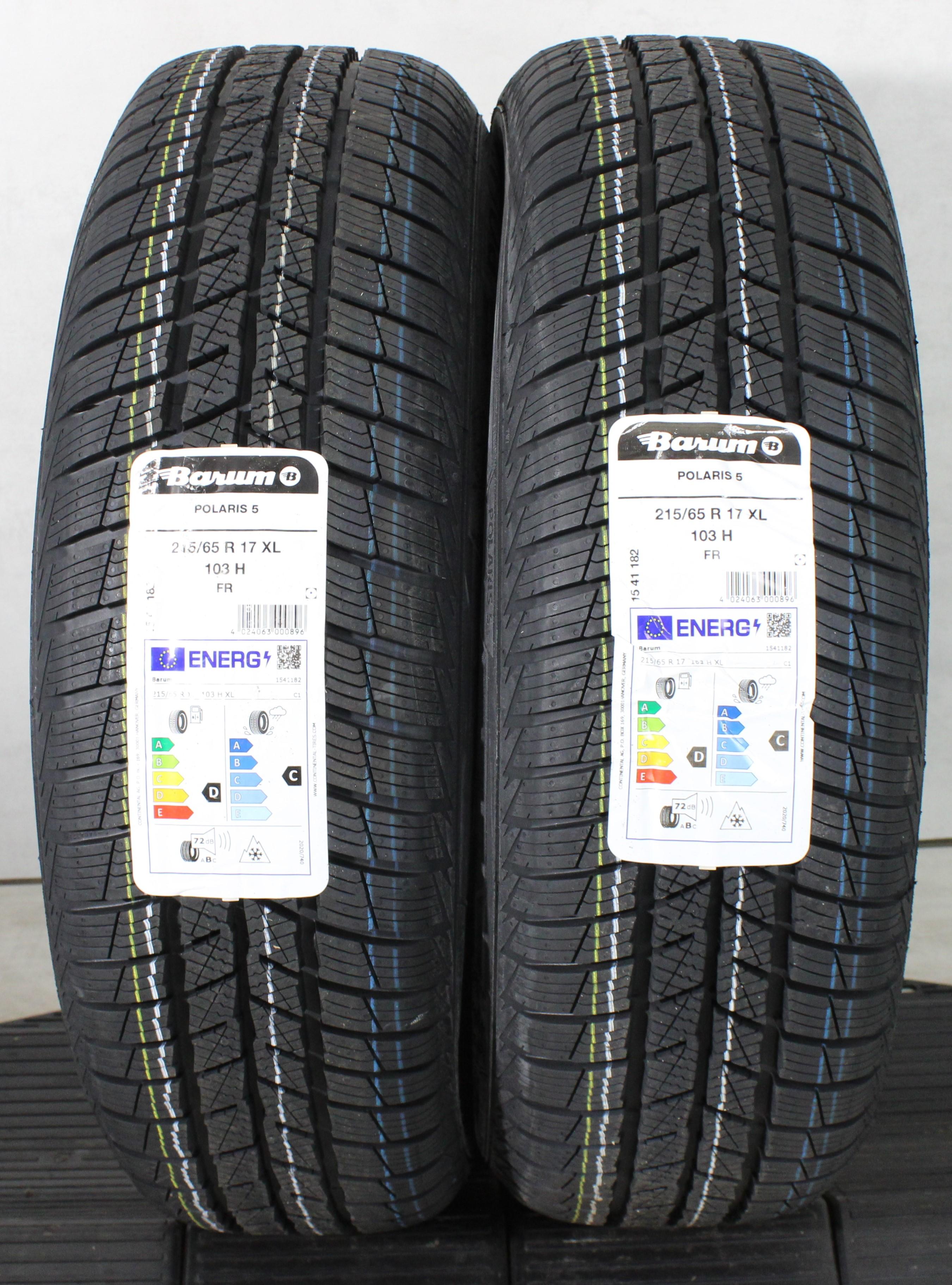 2 x 215/65R17 103H Winterreifen Barum Polaris 5 2024 XL NEU