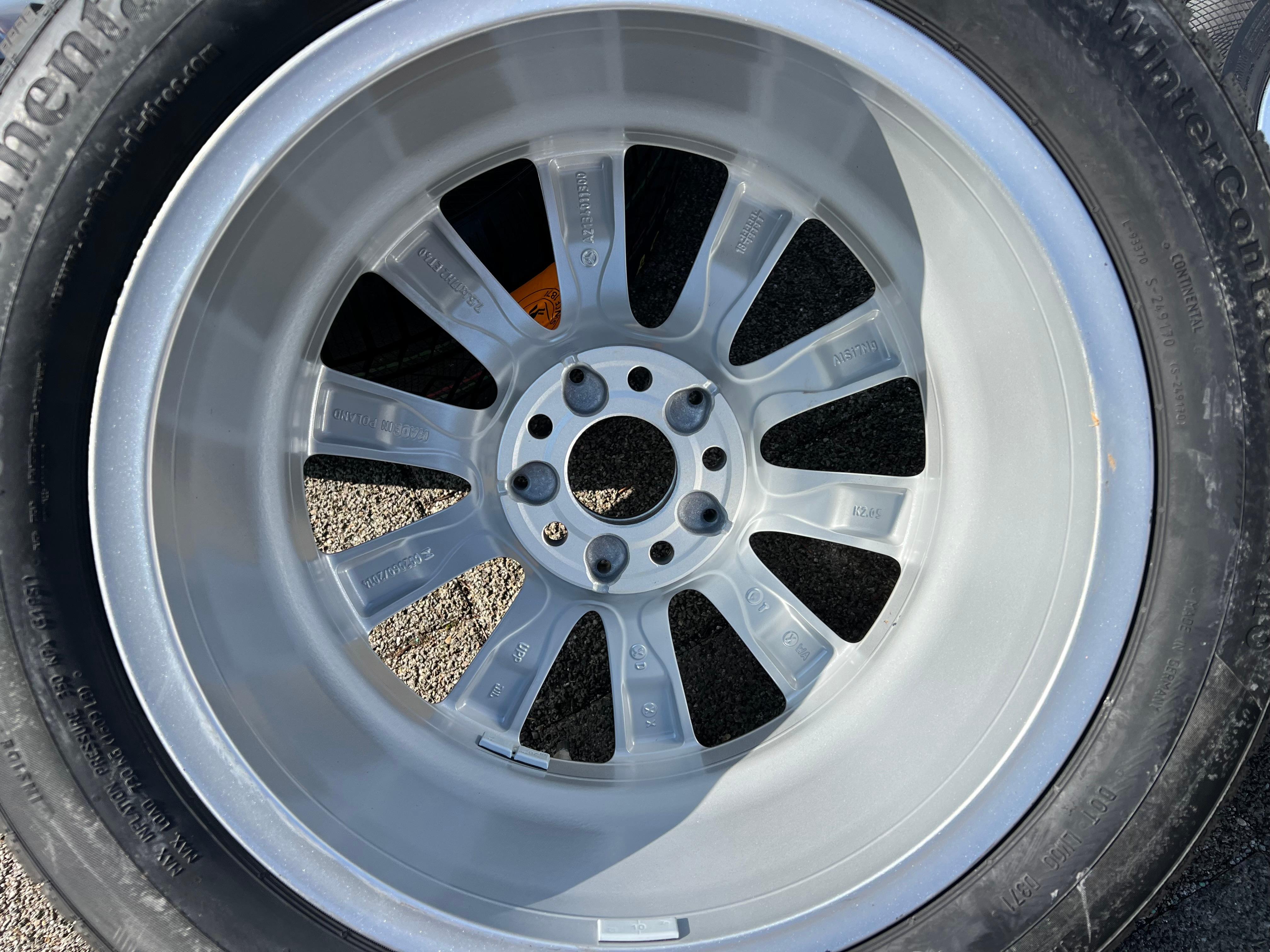 4 ORIGINAL 17" ALU WINTERRÄDER MERCEDES E-KLASSE W213 A2134011300 225/55R17 97H