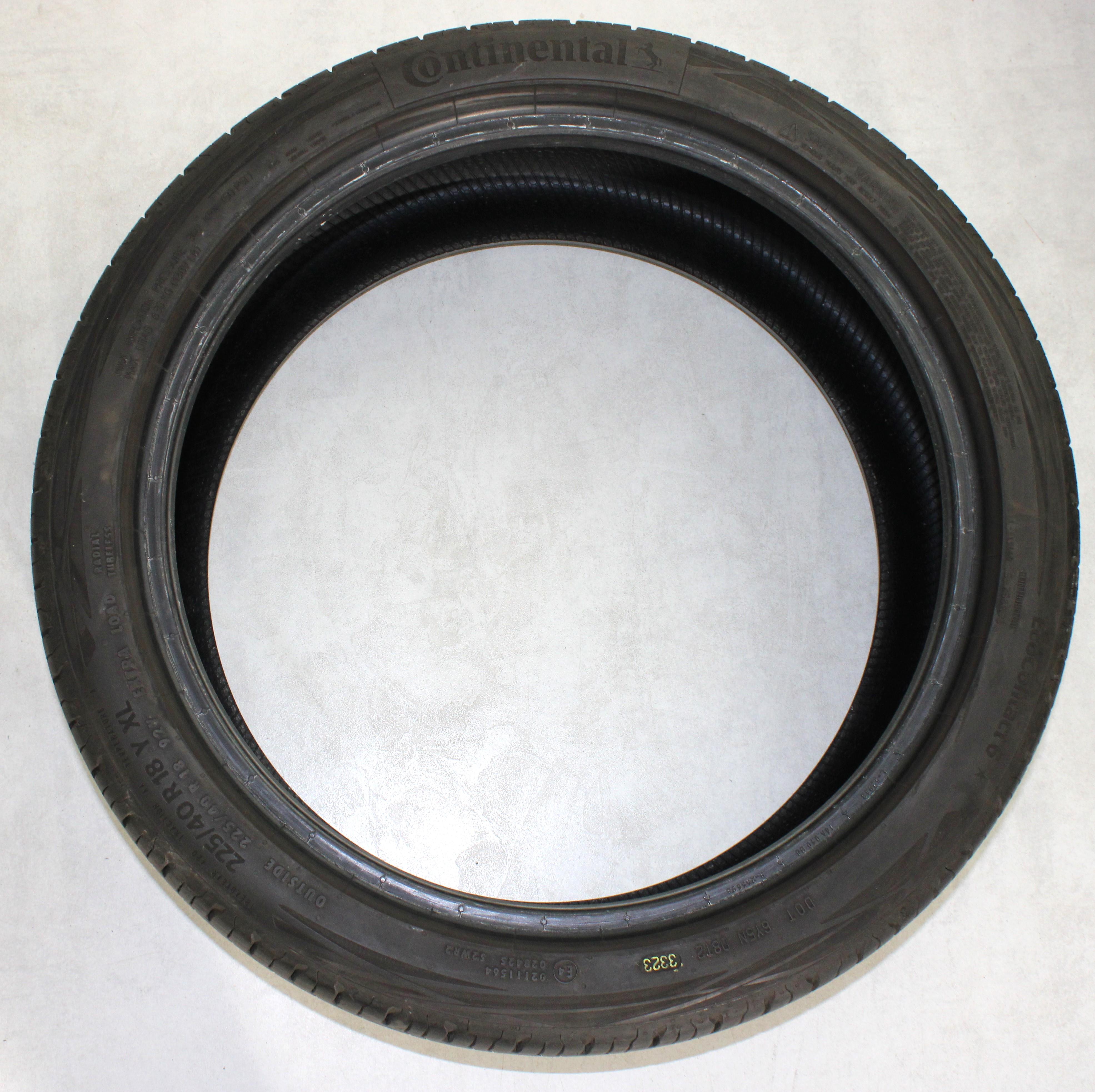 1 x 225/40R18 92Y Neumático de verano Continental Eco Contact 6* 5-5,5 mm 2023 XL