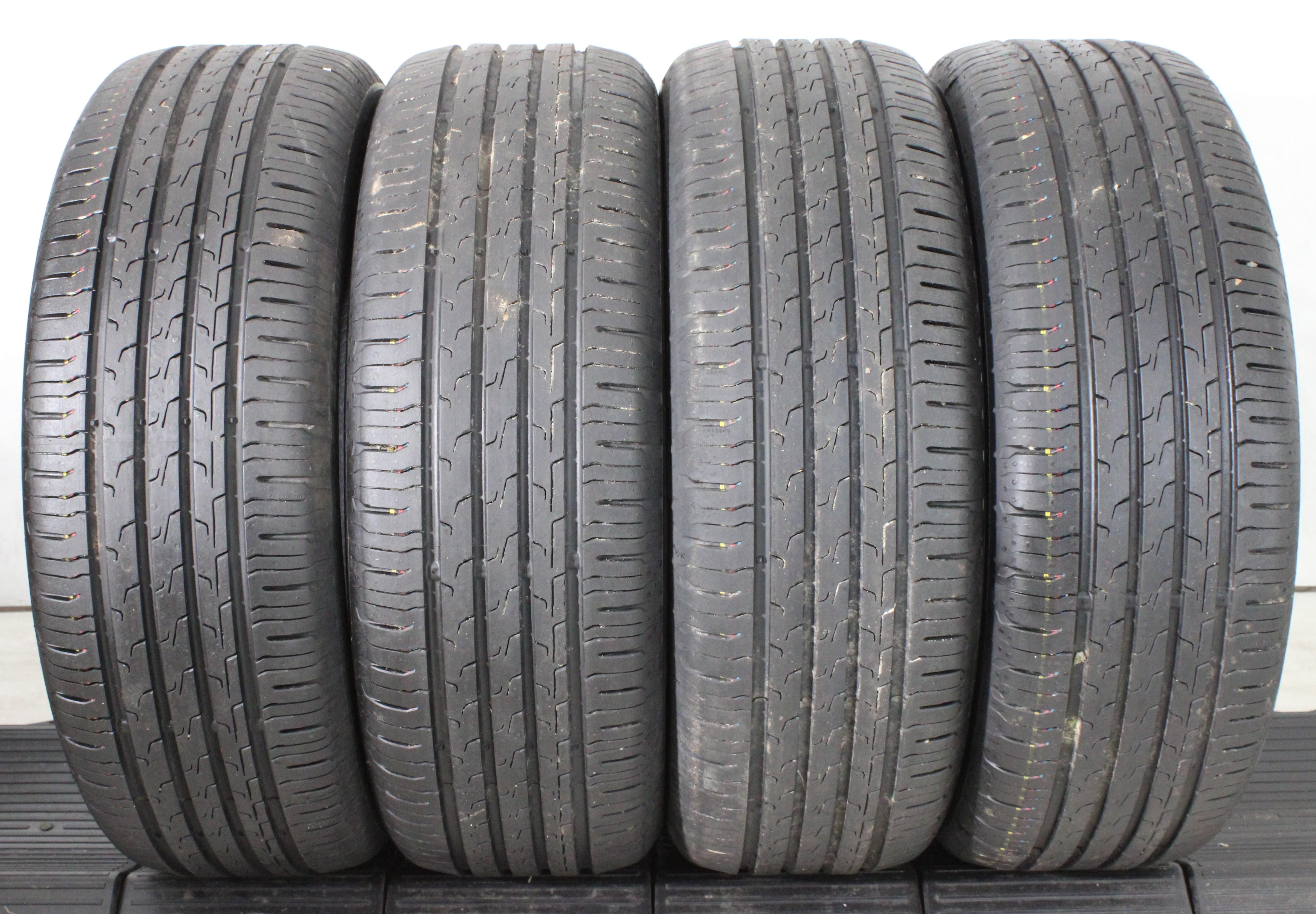4 x 195/55R16 91V Sommerreifen Continental Eco Contact 6 5,5-6mm 2022 XL