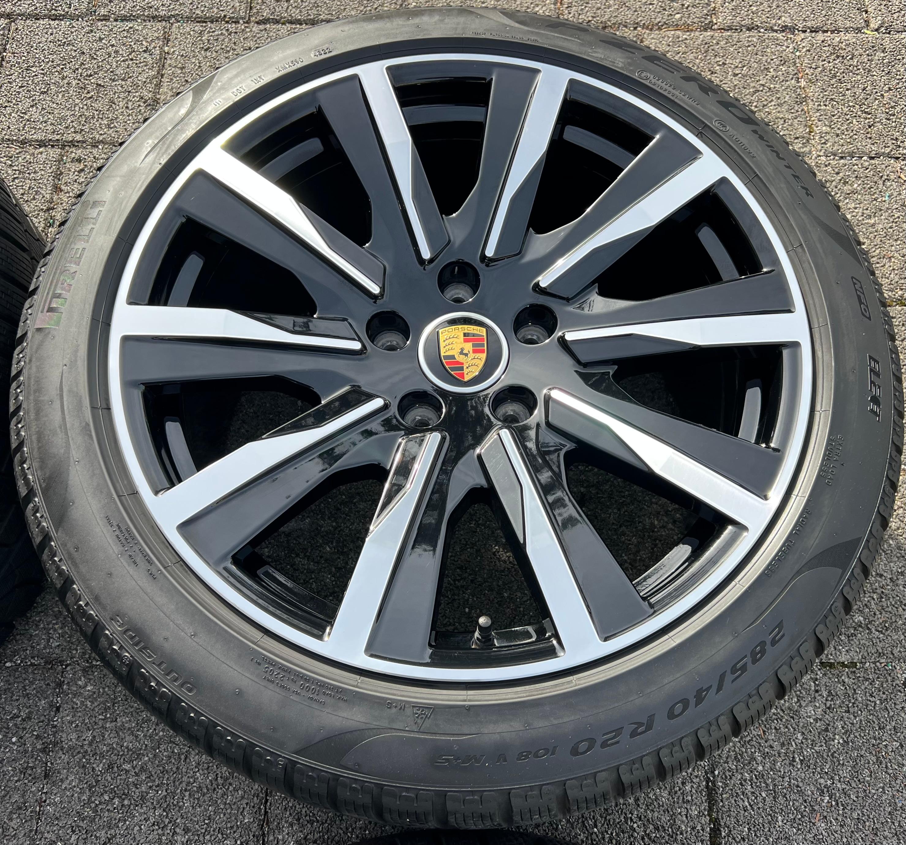 4 ORIGINAL 20" ALU WINTERRÄDER PORSCHE TAYCAN TEQUIPMENT RDKS FREIHAUS