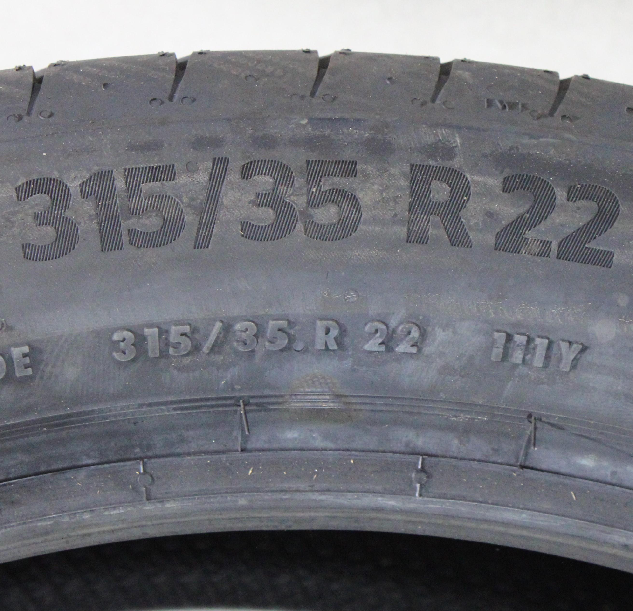 1 neumático de verano 315/35R22 111Y Continental Premium Contact 6 SSR Runflat con banda de rodadura completa, 2022 *