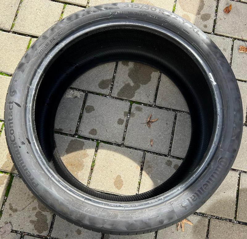 2 x 315/30R22 107Y Sommerreifen Continental Premium Contact 6 6,5mm 2017