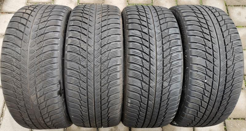 4 x 225/40R18 92V Winterreifen Bridgestone Blizzak LM001 Runflat 2x 6-6,5mm und 2x 5,5-6mm 2019