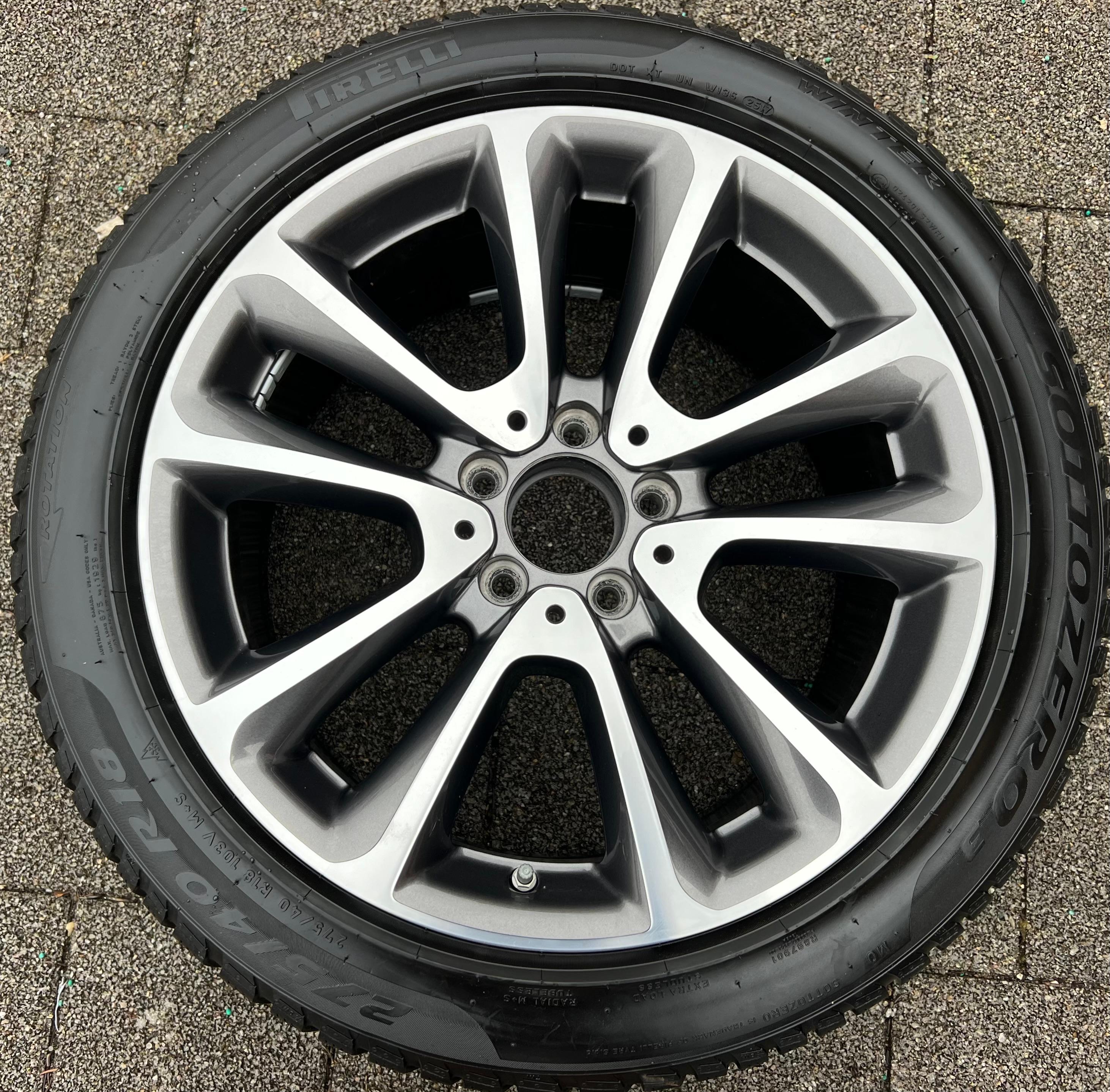 1X ORIGINAL 18" ALUFELGE MERCEDES E-KLASSE W213 A2134010400 9x18 ET52,5 FREIHAUS