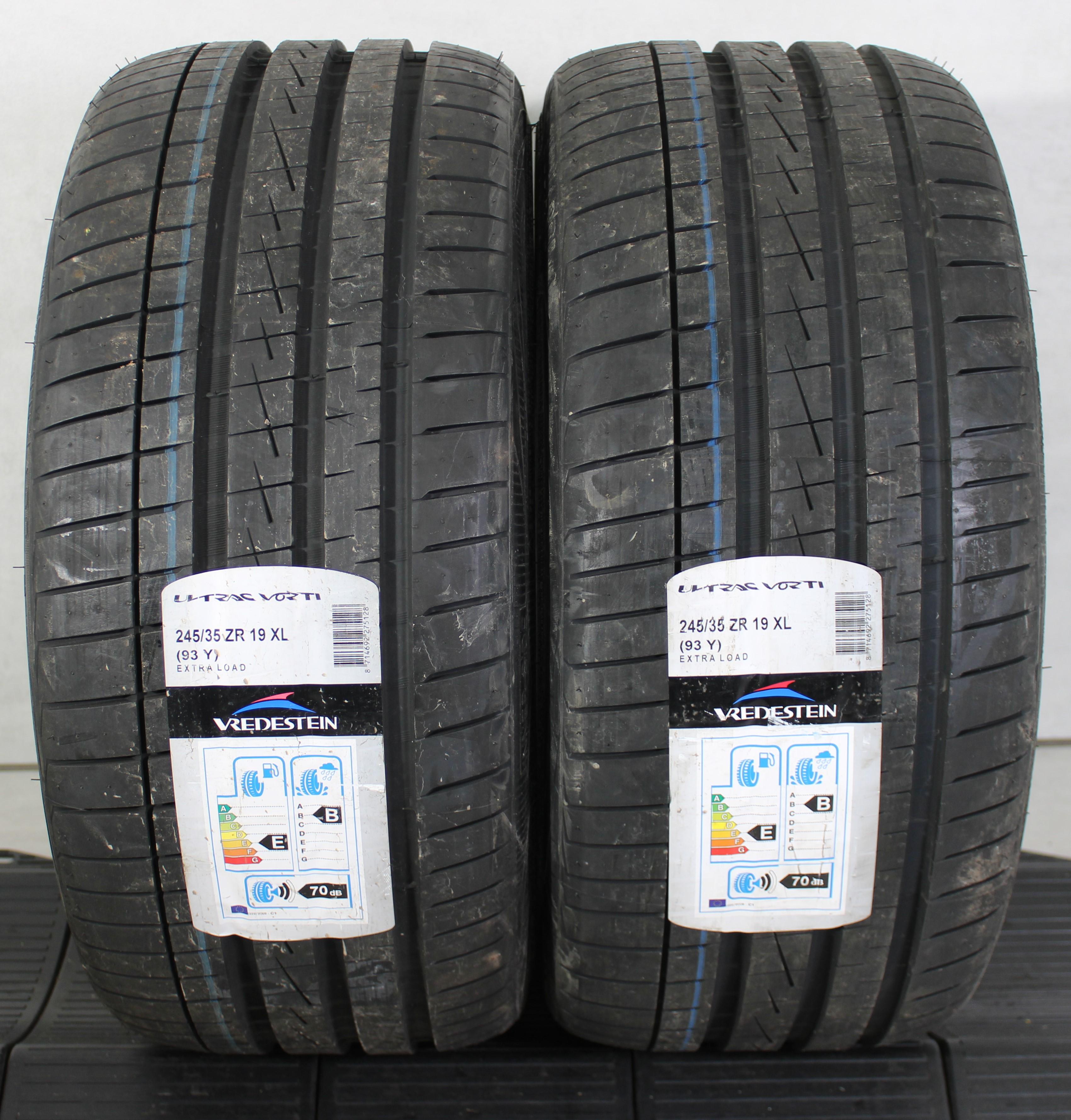 2 x 245/35R19 93Y Neumáticos de verano Vredestein Ultrac Vorti 2020 NUEVO Entrega gratuita