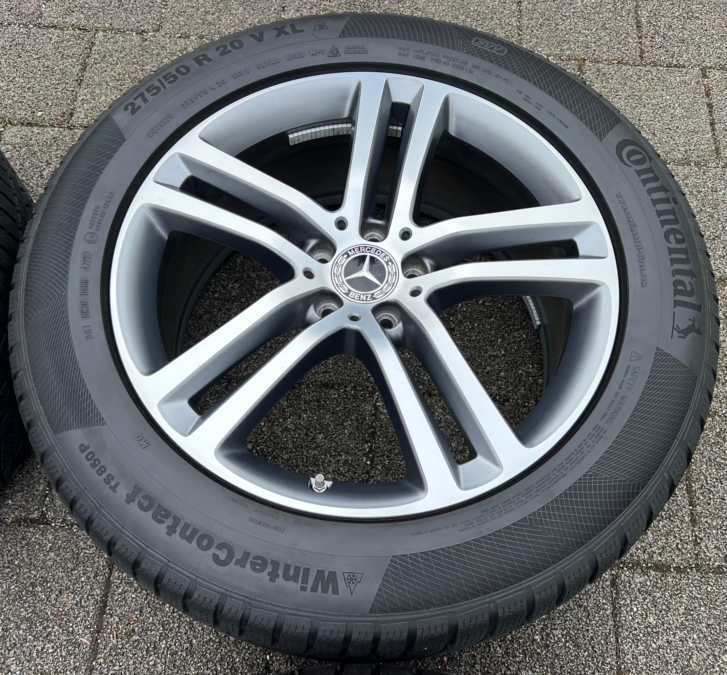 4 CERCHI IN LEGA ORIGINALI DA 20" MERCEDES GLE V167 COUPÉ C167 A1674012400 A1674012500 CONSEGNA GRATUITA