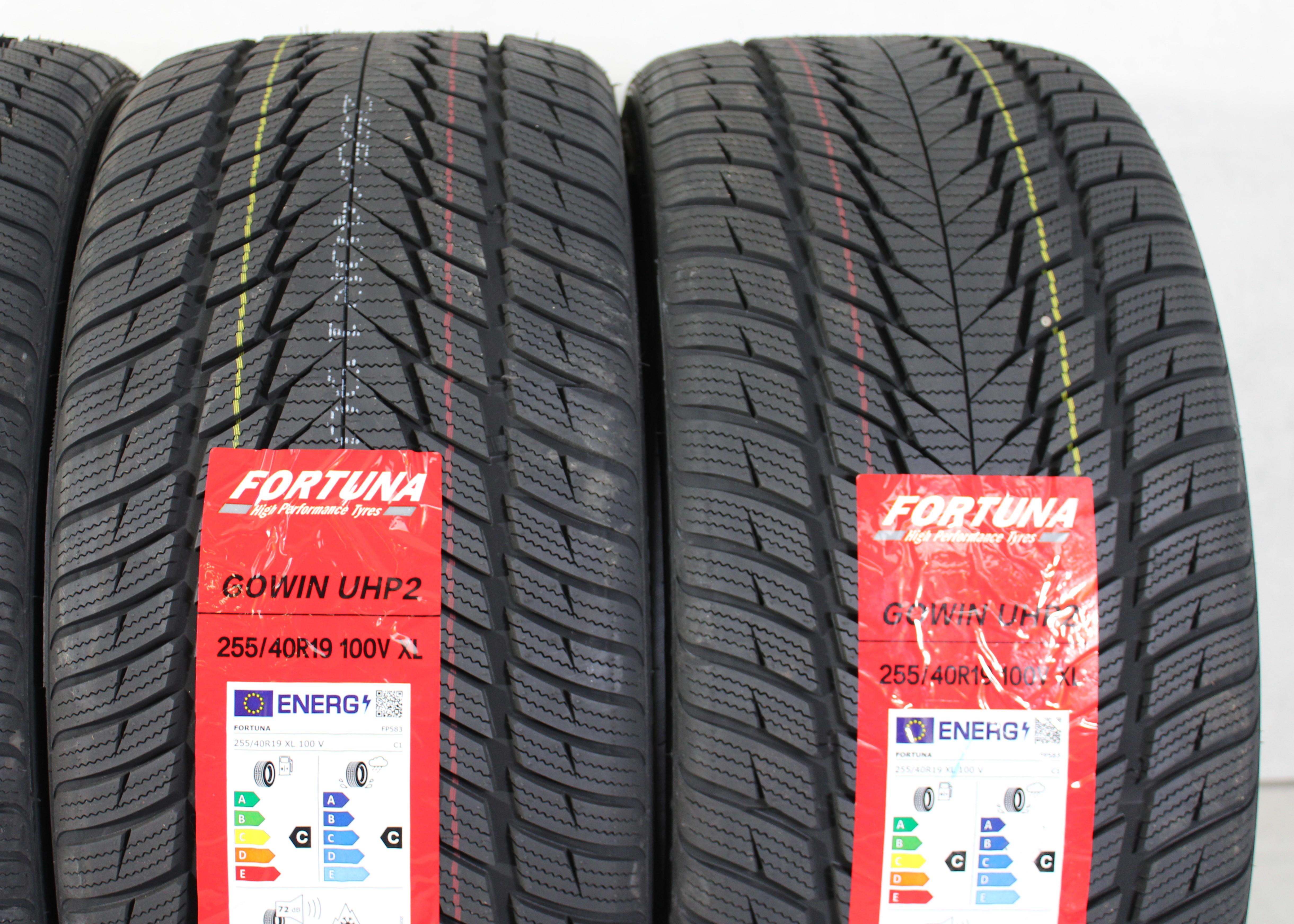 4 x 255/40R19 100V Pneus d'hiver Fortuna GoWin UHP2 2024 XL NOUVEAU franco domicile