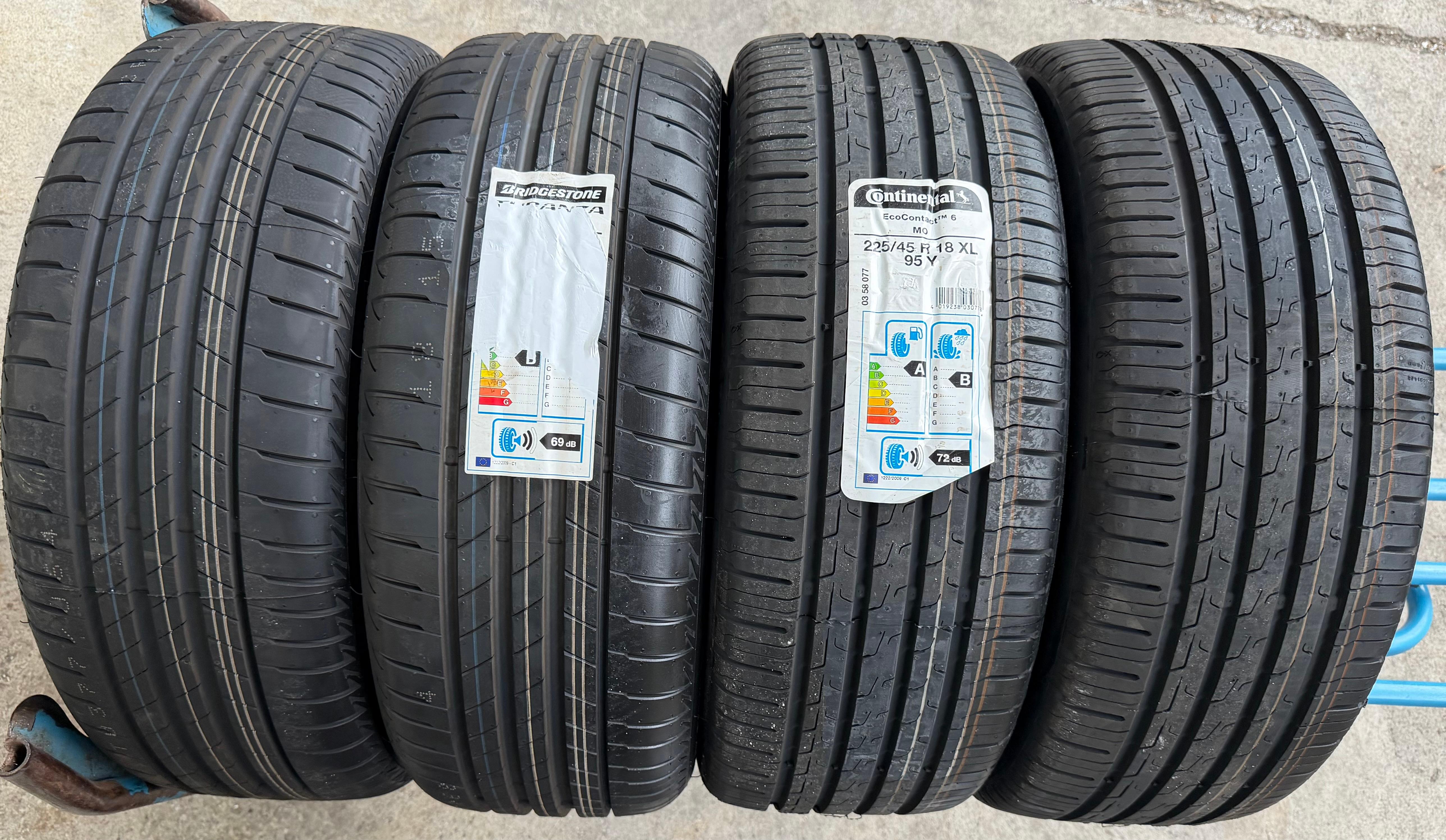 4 ruote estive originali in lega da 18" Mercedes Classe C W206 A2064016200 225/45R18 95Y