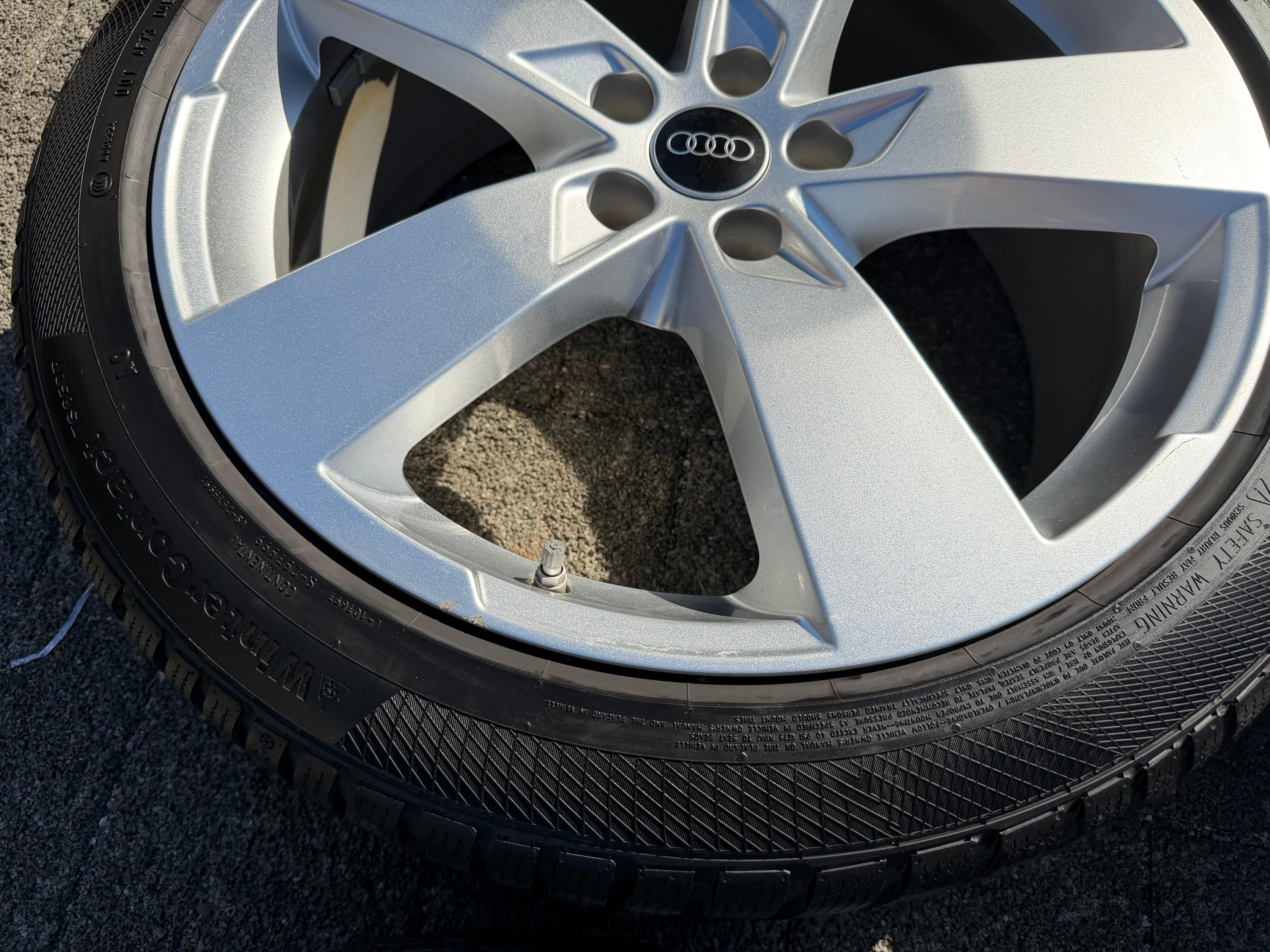 4 Original 20" Alu Winterräder Audi A6 S6 C8 4K0601025K 255/40R20 101W Continental RDKS