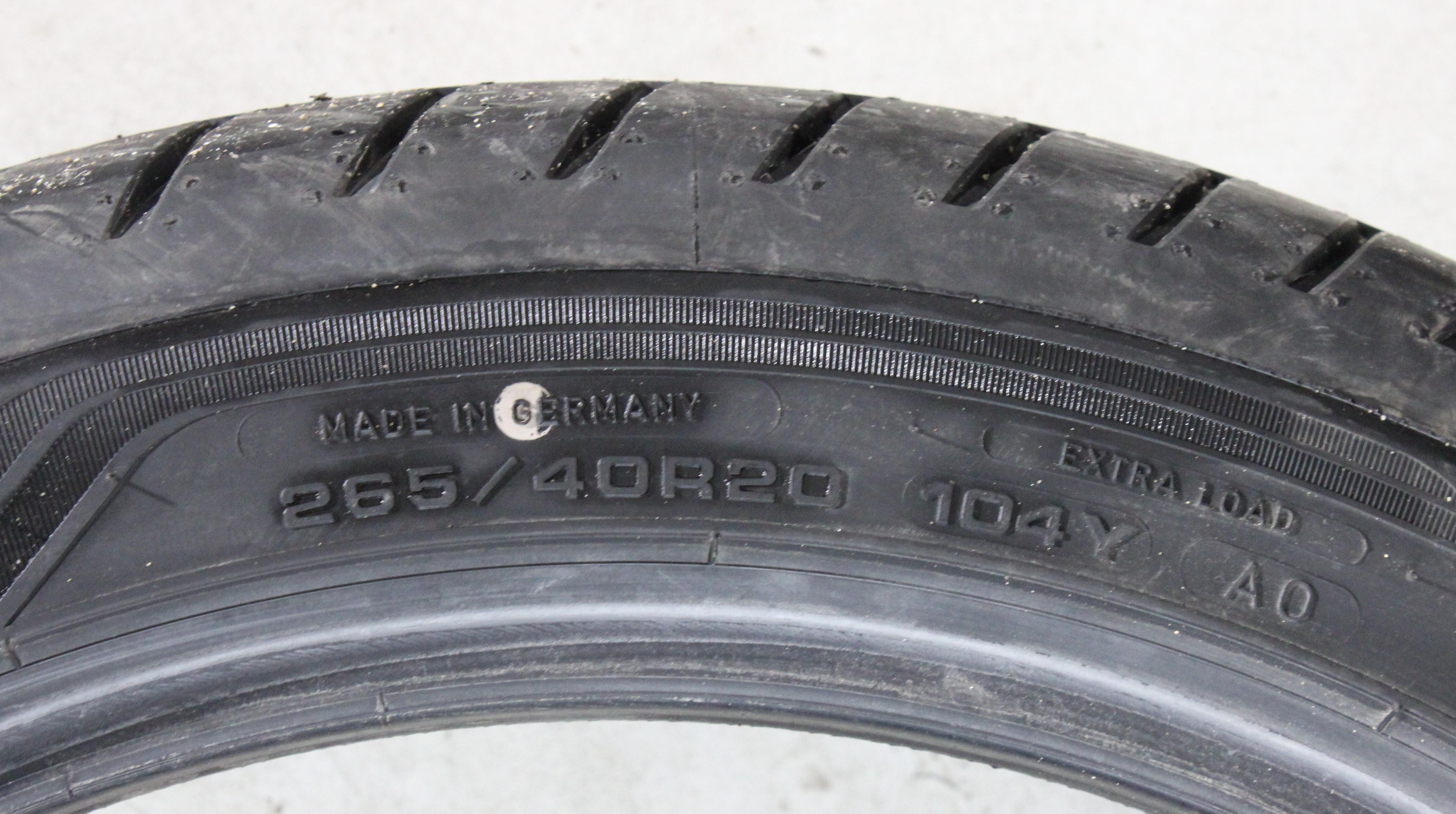 2 x 265/40R20 104Y Sommerreifen Goodyear Eagle F1 Asymmetric 3 AO Volles Profil 2020 Silent