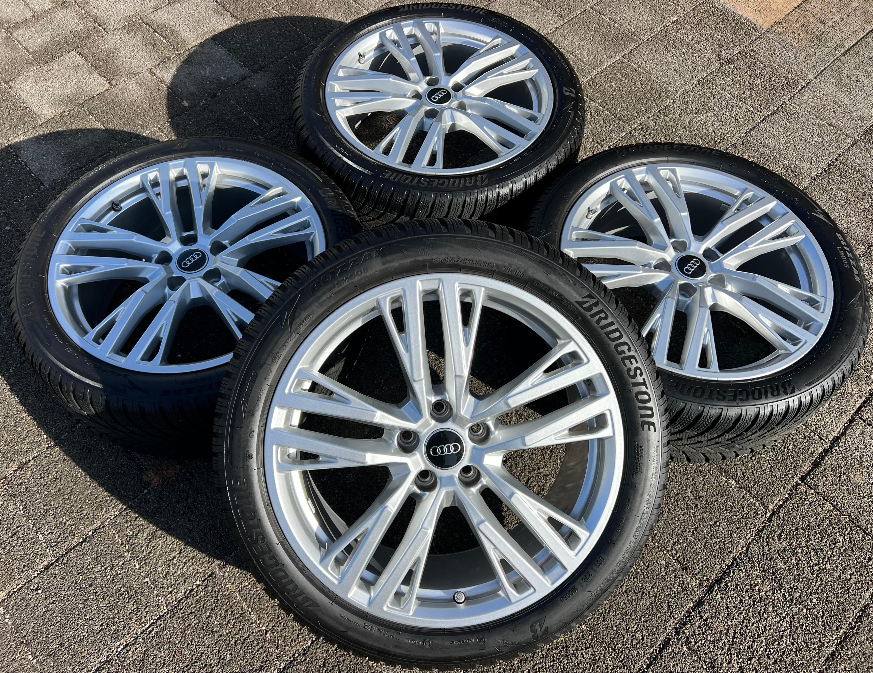 4 ORIGINAL 19" ALU WINTERRÄDER AUDI A5 S5 FU2 B10 8B3601025AS 245/40R19 98H 2024