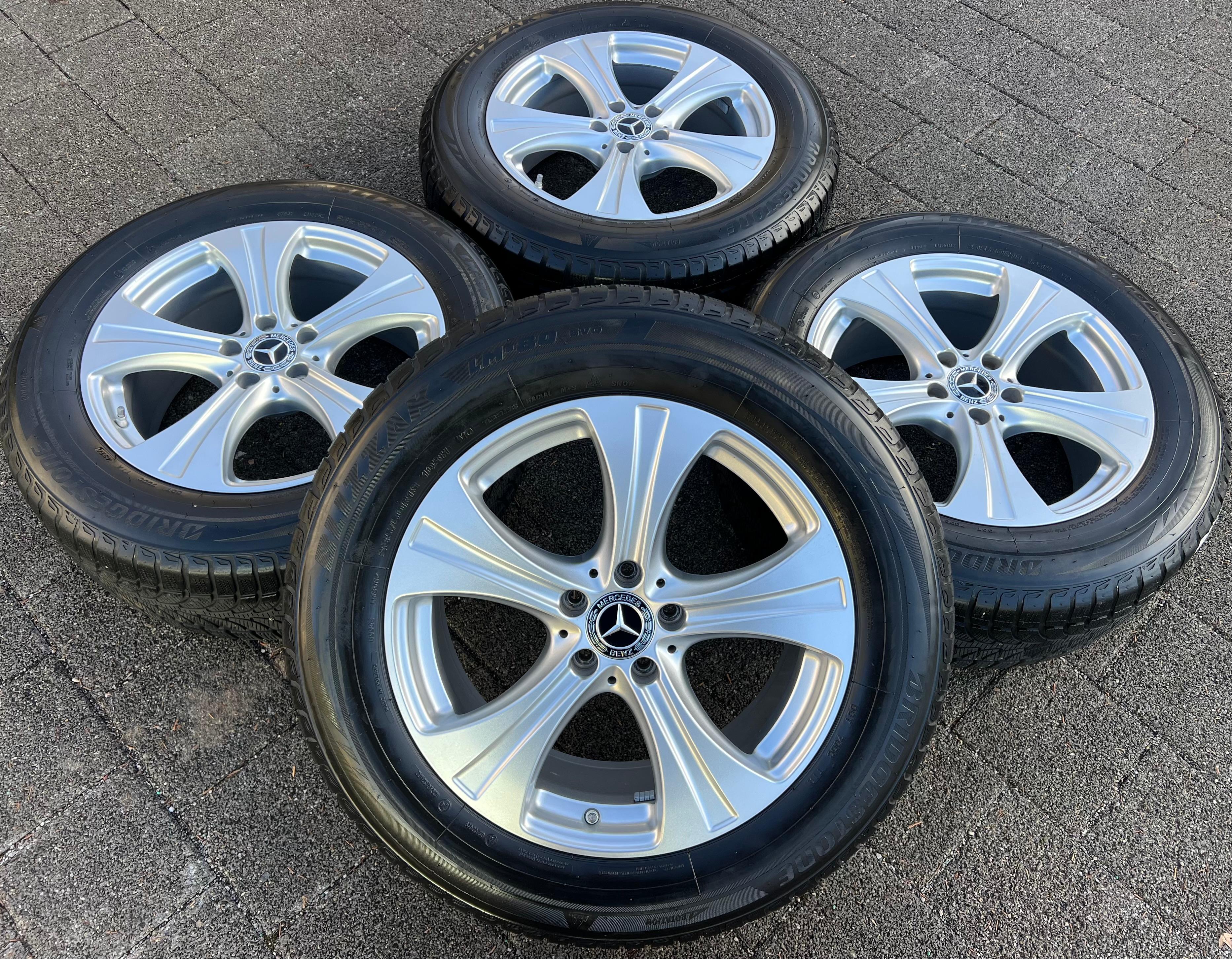 4 ORIGINAL ALU 18" WINTERRÄDER MERCEDES GLC X253 C253 235/60R18 103H RDKS