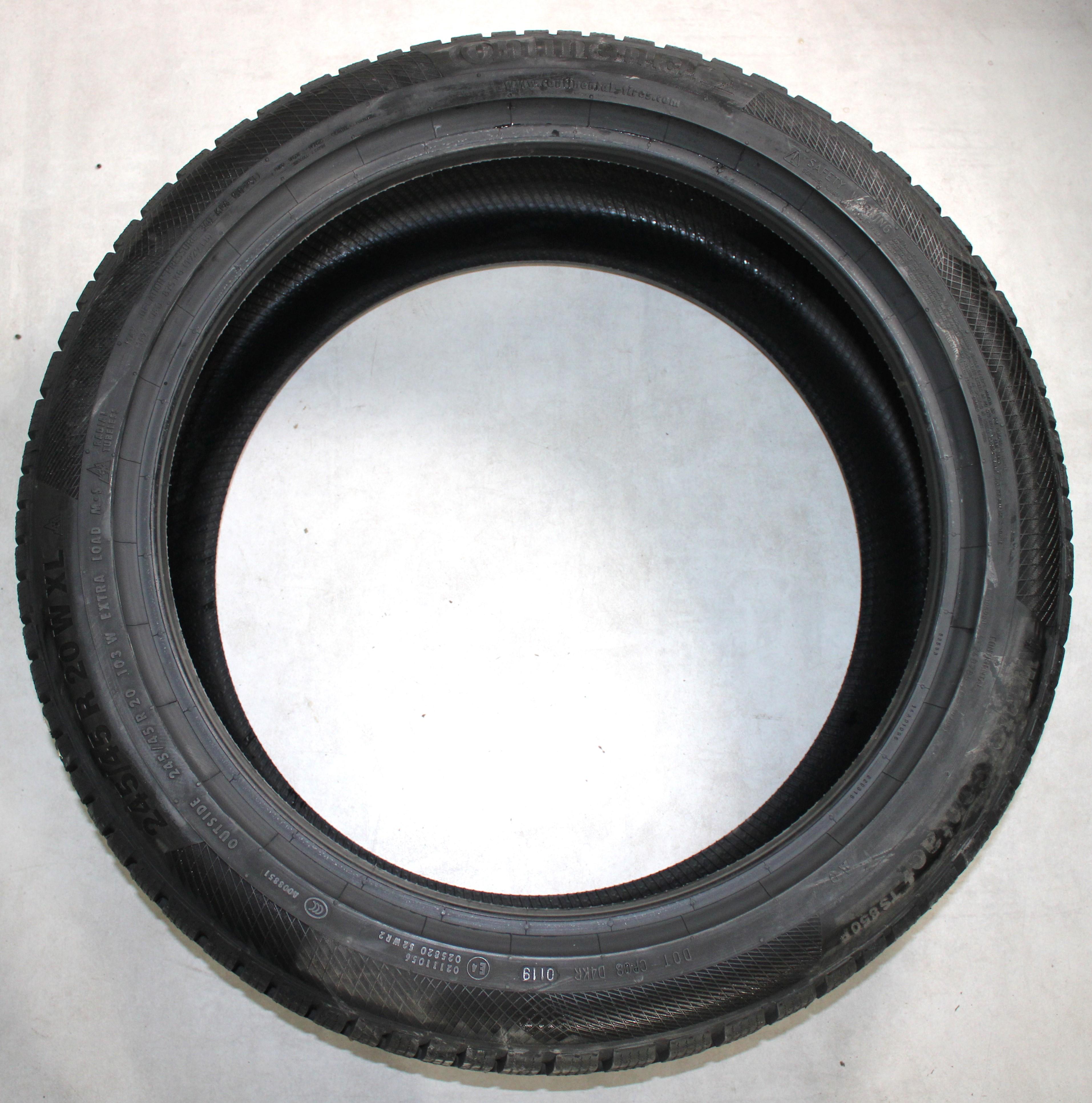 4 x 245/45R20 103W Winterreifen Continental Winter Contact TS850P 2019 Freihaus