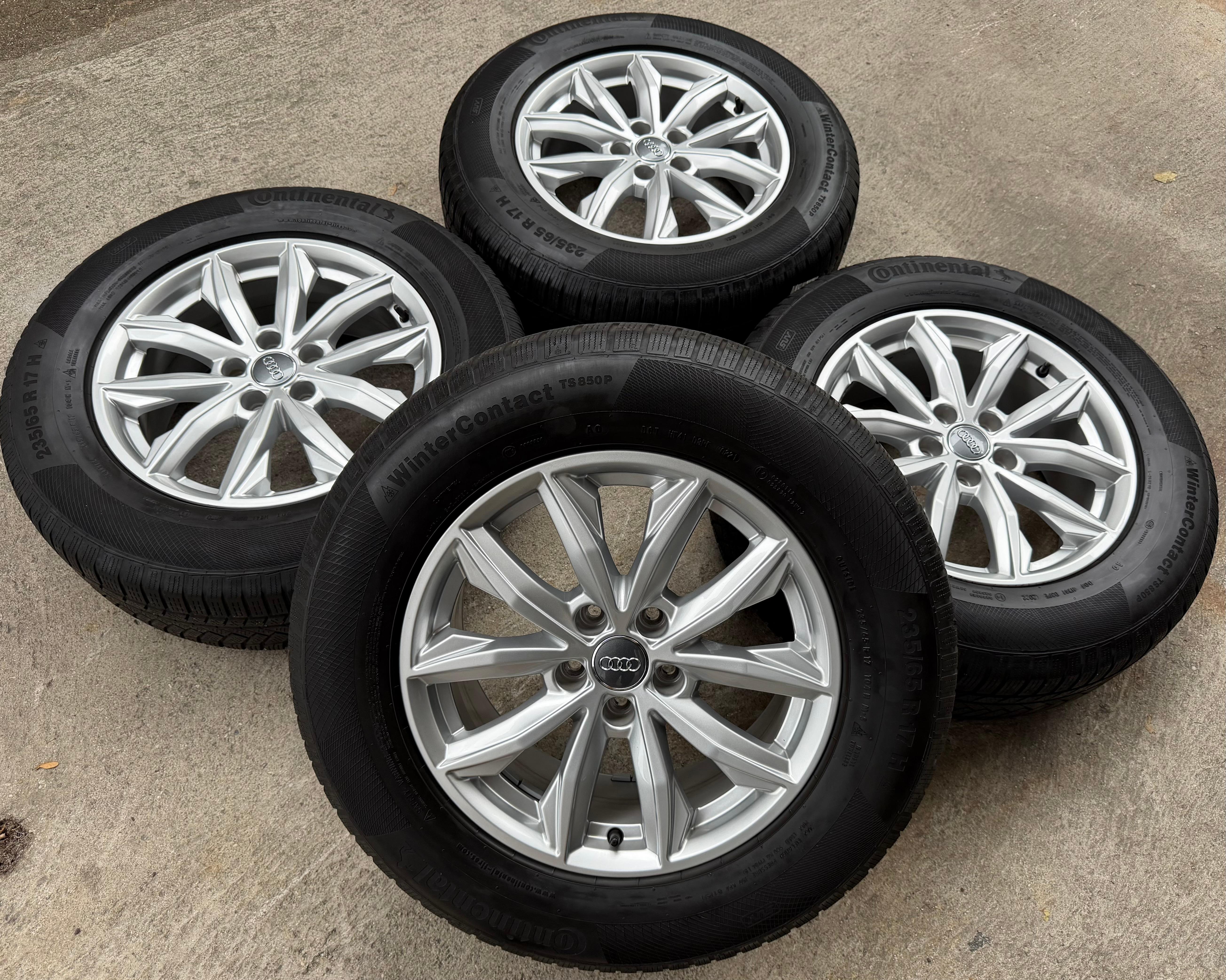 4 Original 17" Alufelgen Audi Q5 FY 80A601025J 7x17 ET34 Felge