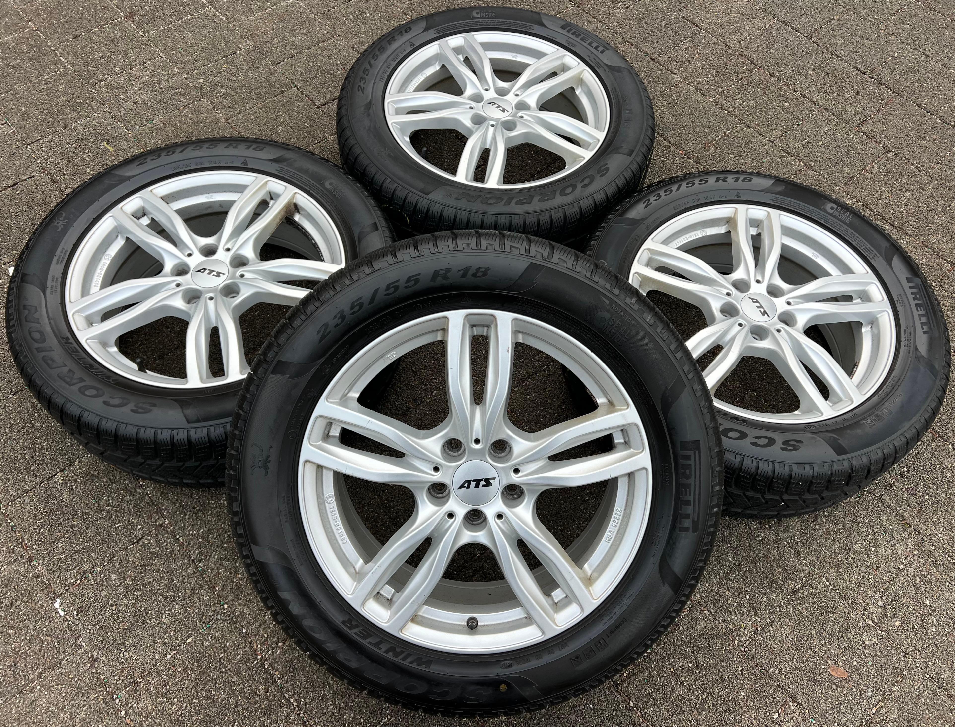 4 ALU 18" WINTERRÄDER AUDI Q3 F3 SEAT TARRACO SKODA KODIAQ VW TIGUAN II FREIHAUS