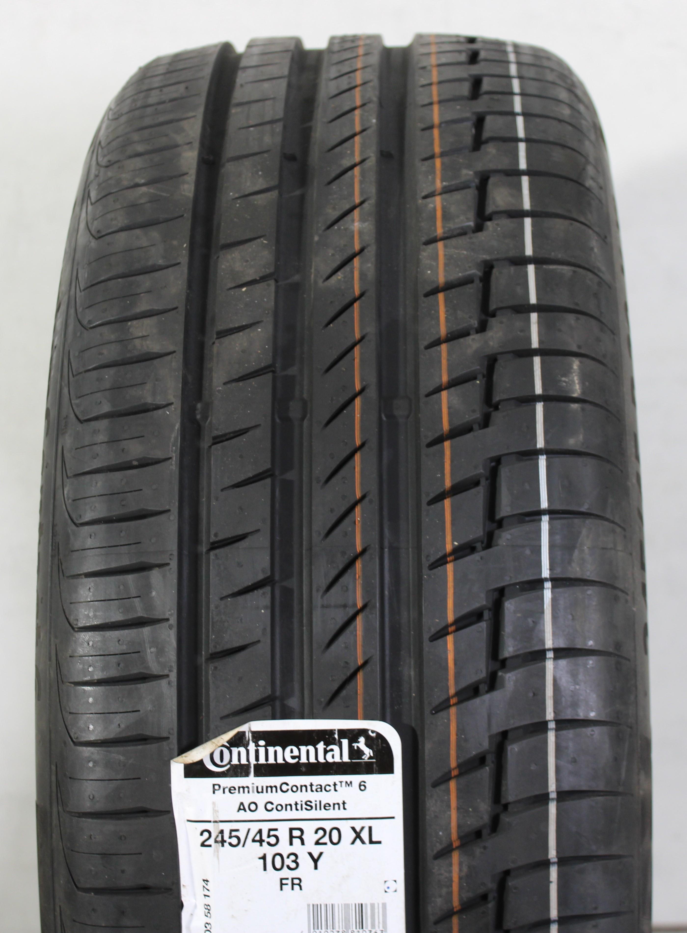 1 x 245/45R20 103Y Sommerreifen Continental Premium Contact 6 AO 2022 Silent XL