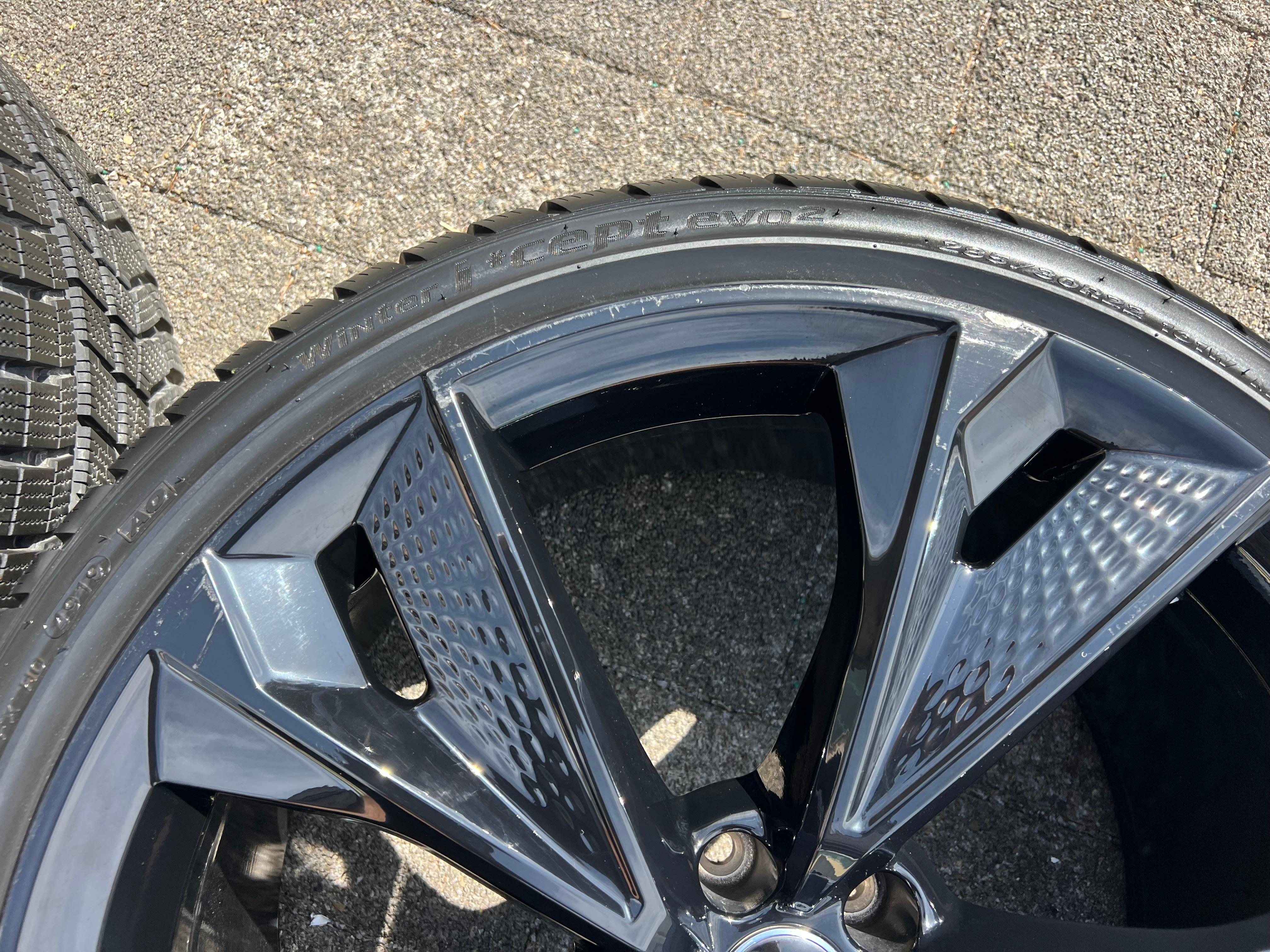 4 ORIGINAL 22" ALU WINTERRÄDER AUDI RS6 4K RS7 4K0601025DG 285/30R22 101W HANKOOK