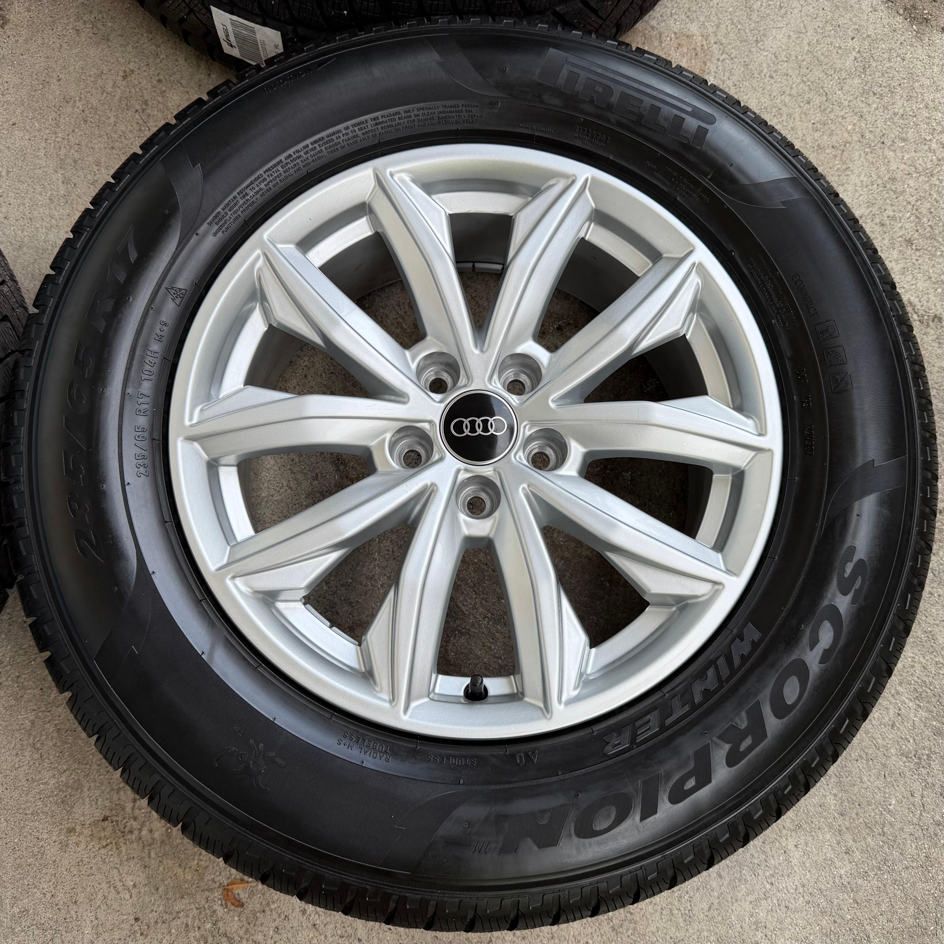 4 ORIGINAL 17" ALU WINTERRÄDER AUDI Q5 FY 80A601025J 7x17 ET34 235/65R17 104H