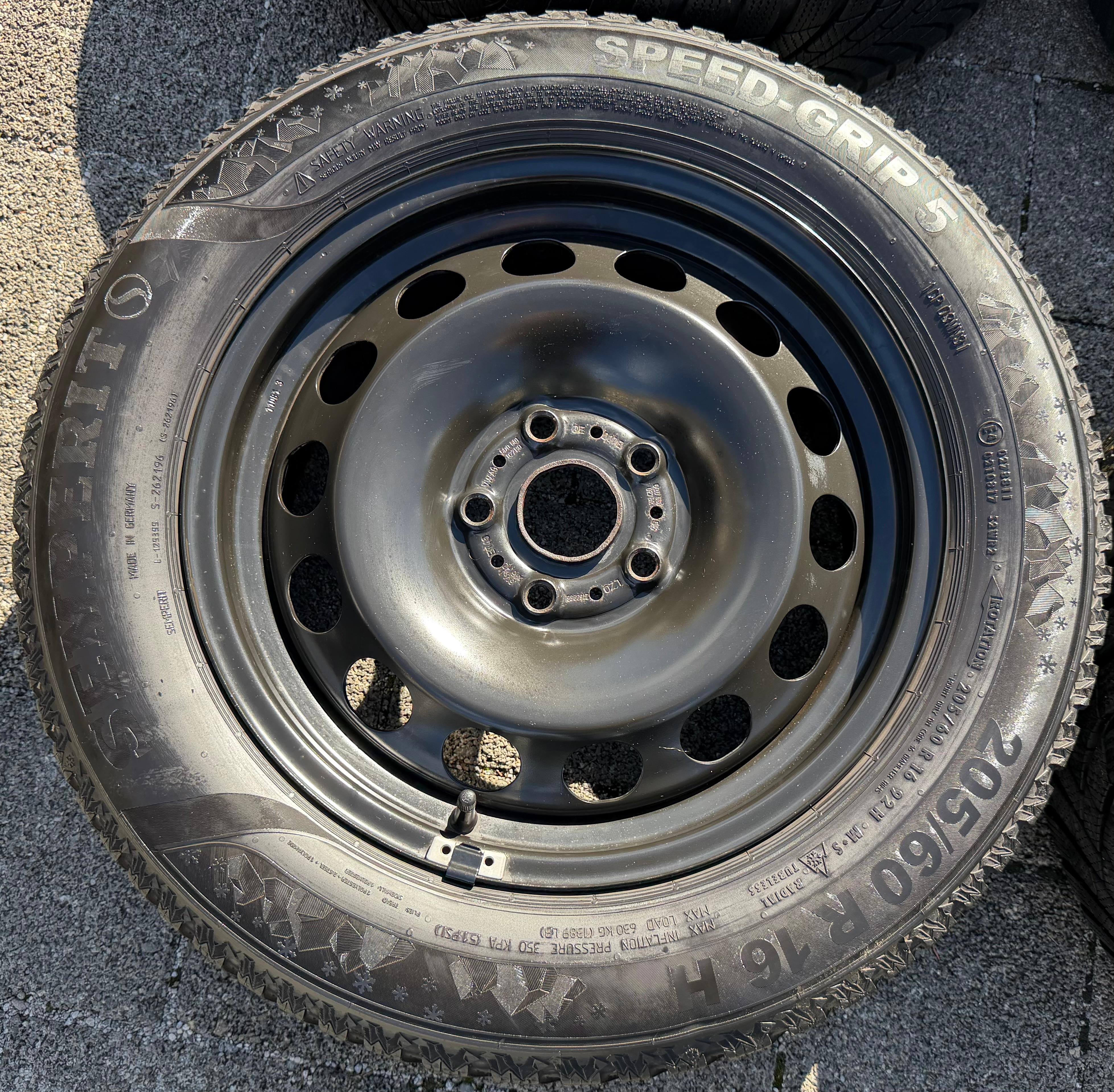 4 Winterräder Skoda Octavia IV 4 NX 205/60R16 96H 5Q0601027BQ Semperit