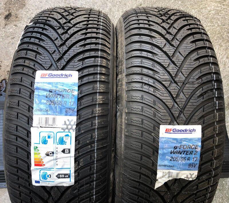 2 x 205/55R17 95V Winterreifen BFGoodrich G-Force Winter 2 NEU 2019