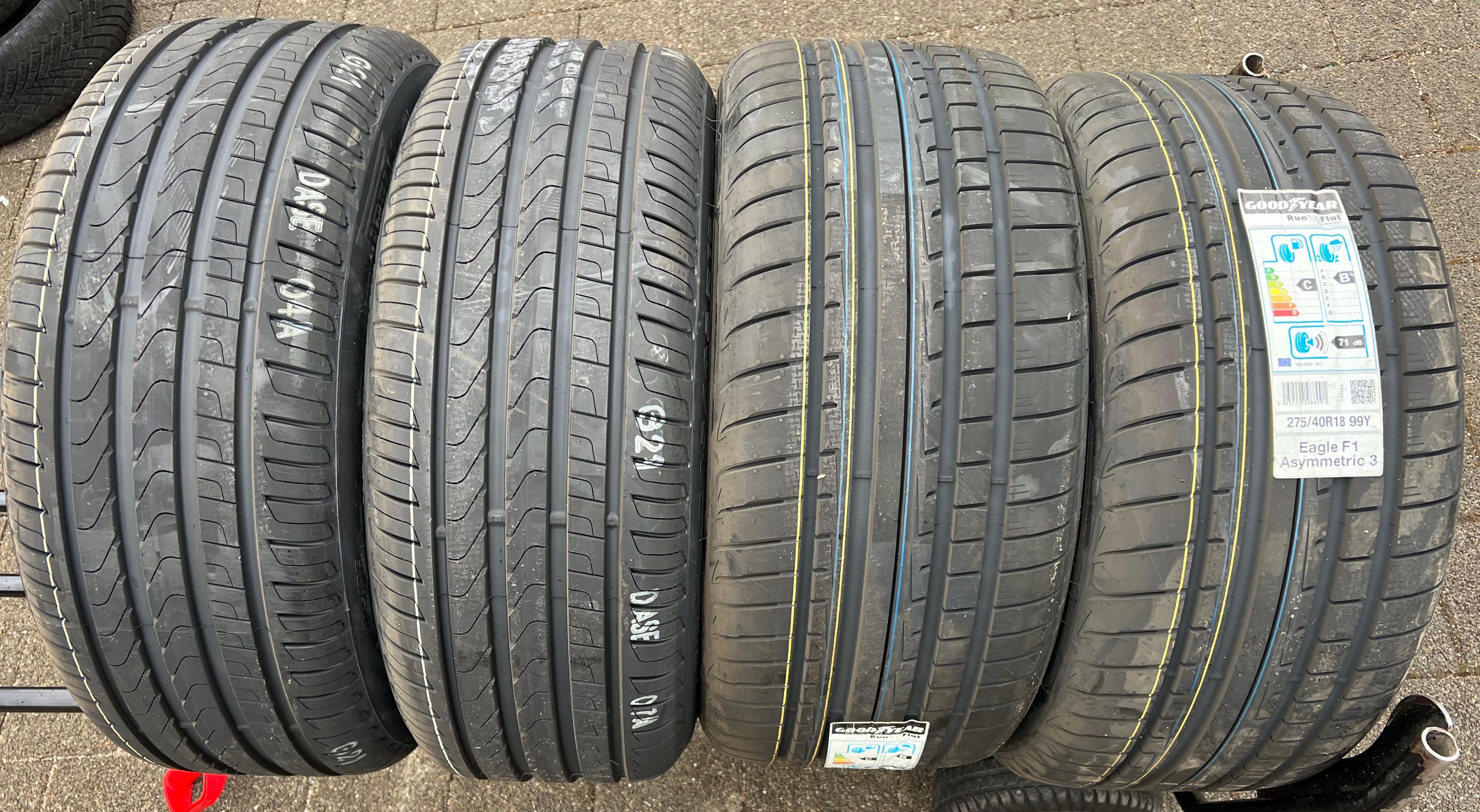 4 ROUES D'ÉTÉ ORIGINALES 18" EN ALUMINIUM MERCEDES CLS W257 245/45R18 100Y 275/40R18 99Y